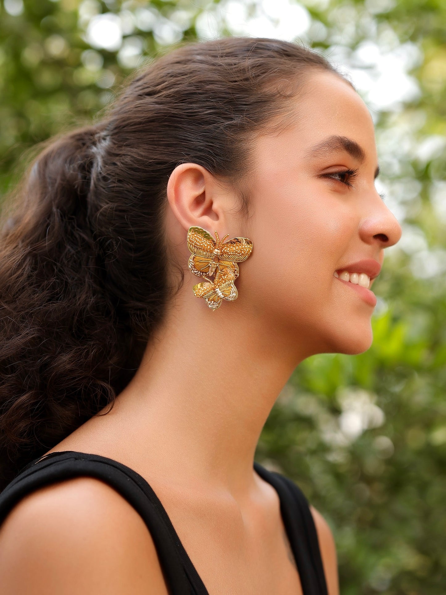 Butterfly Earrings - Gold