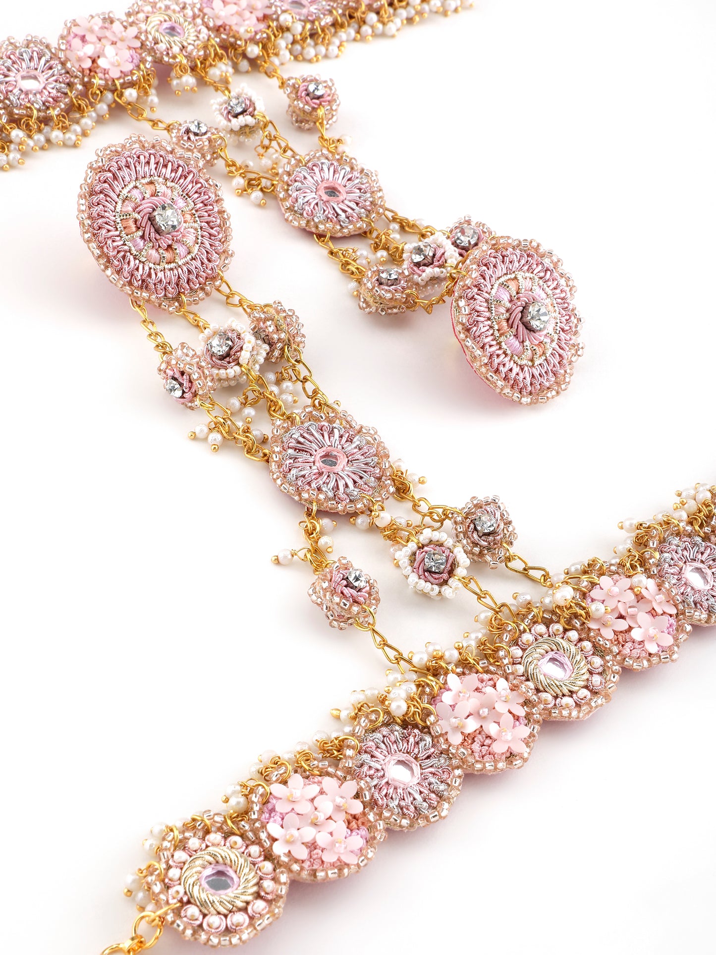 Khoobsurat Pink Pair of Pairphool