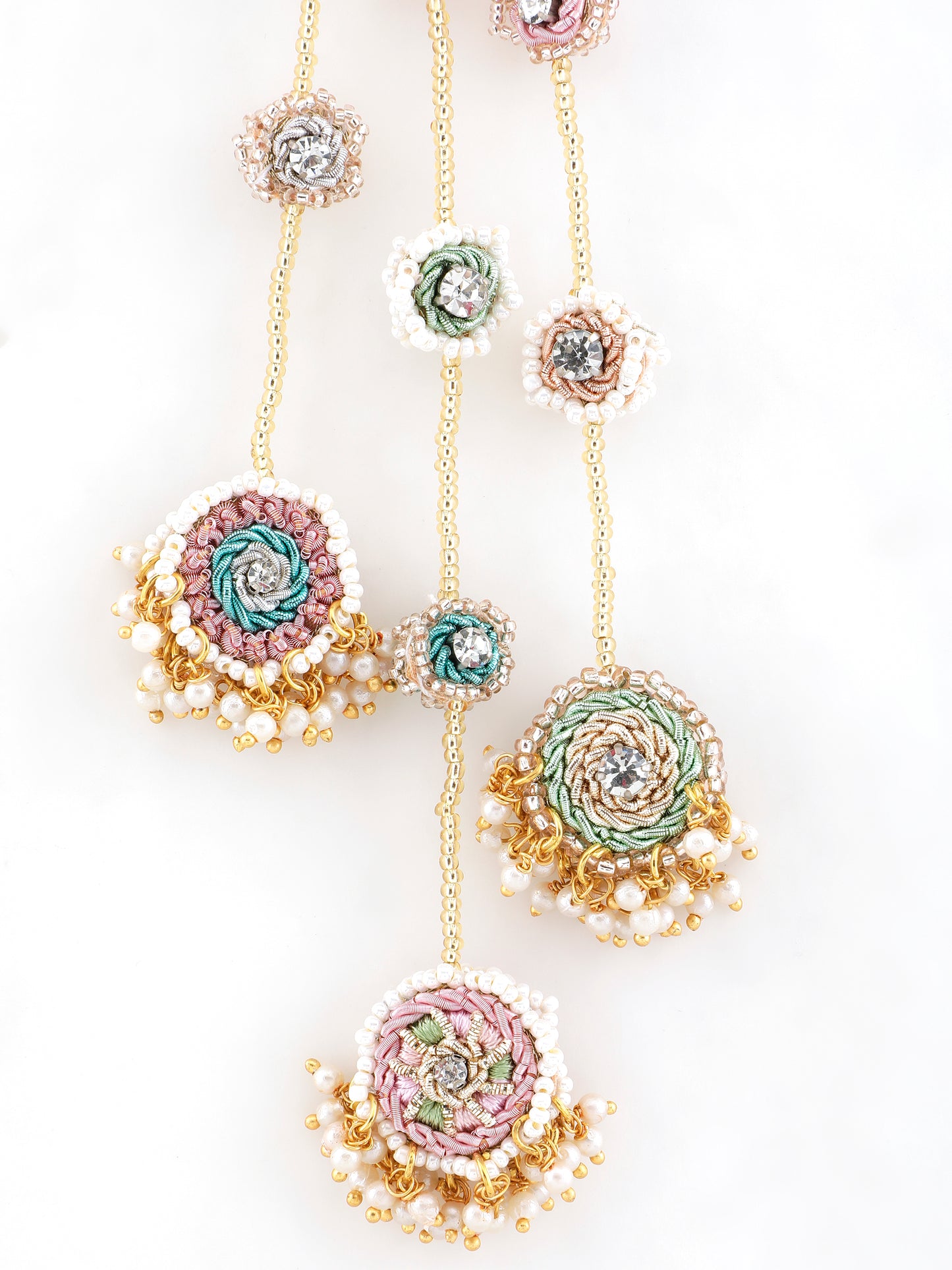 Khoobsurat Pair Of Embroidered Latkans