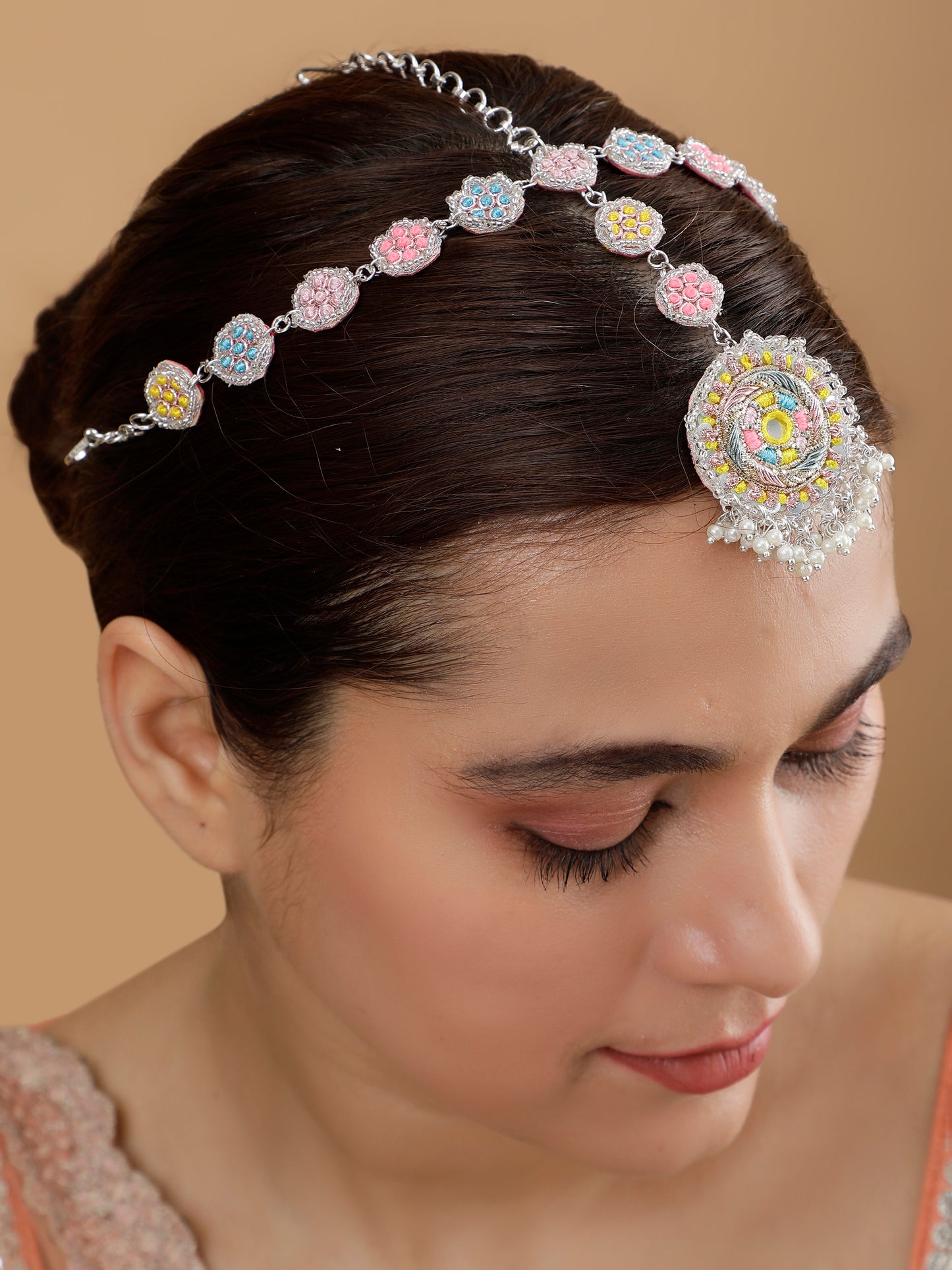 Beaming Bud Pink Mathapatti