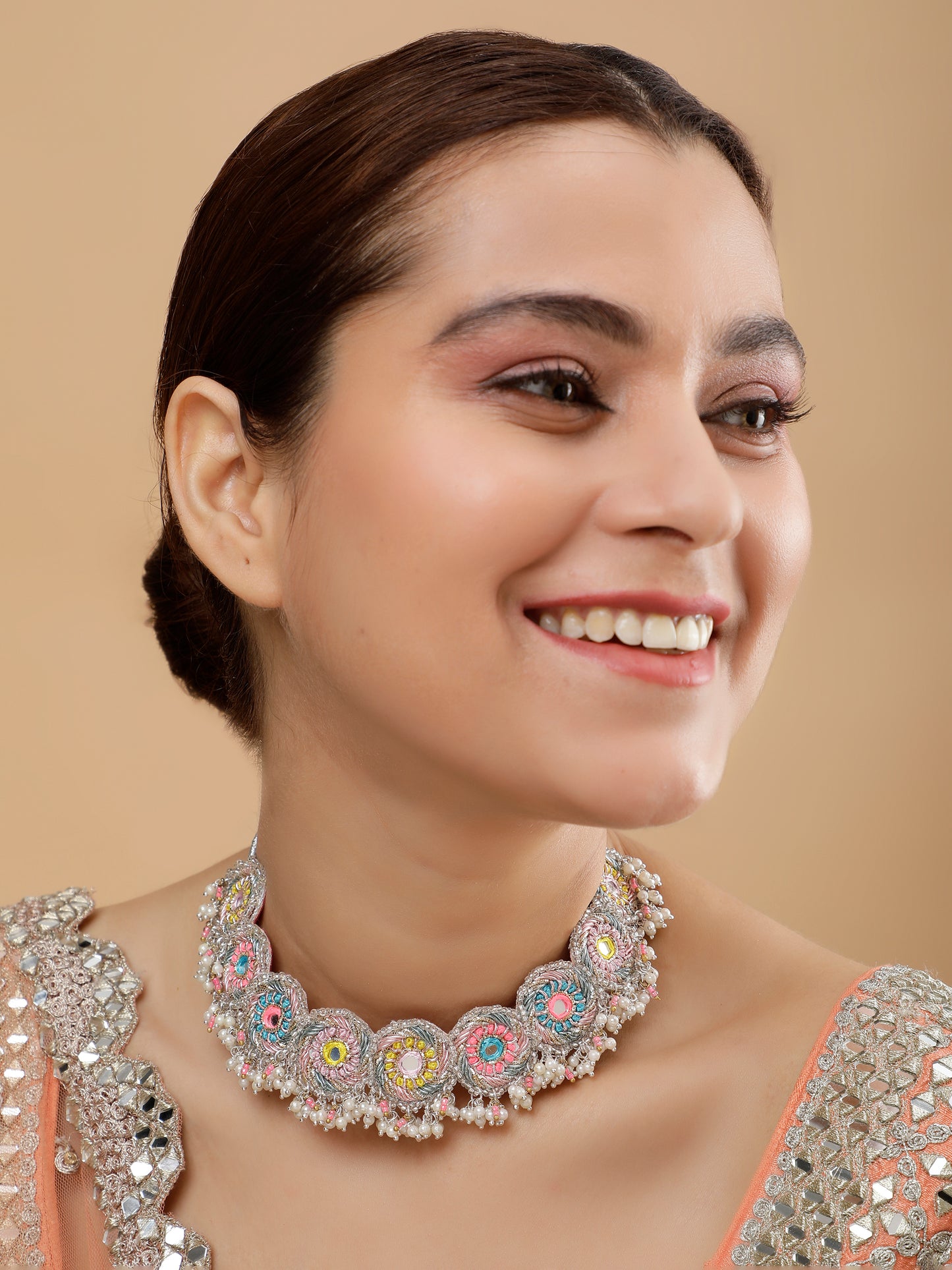 Beaming Bud Pink Sleek Necklace