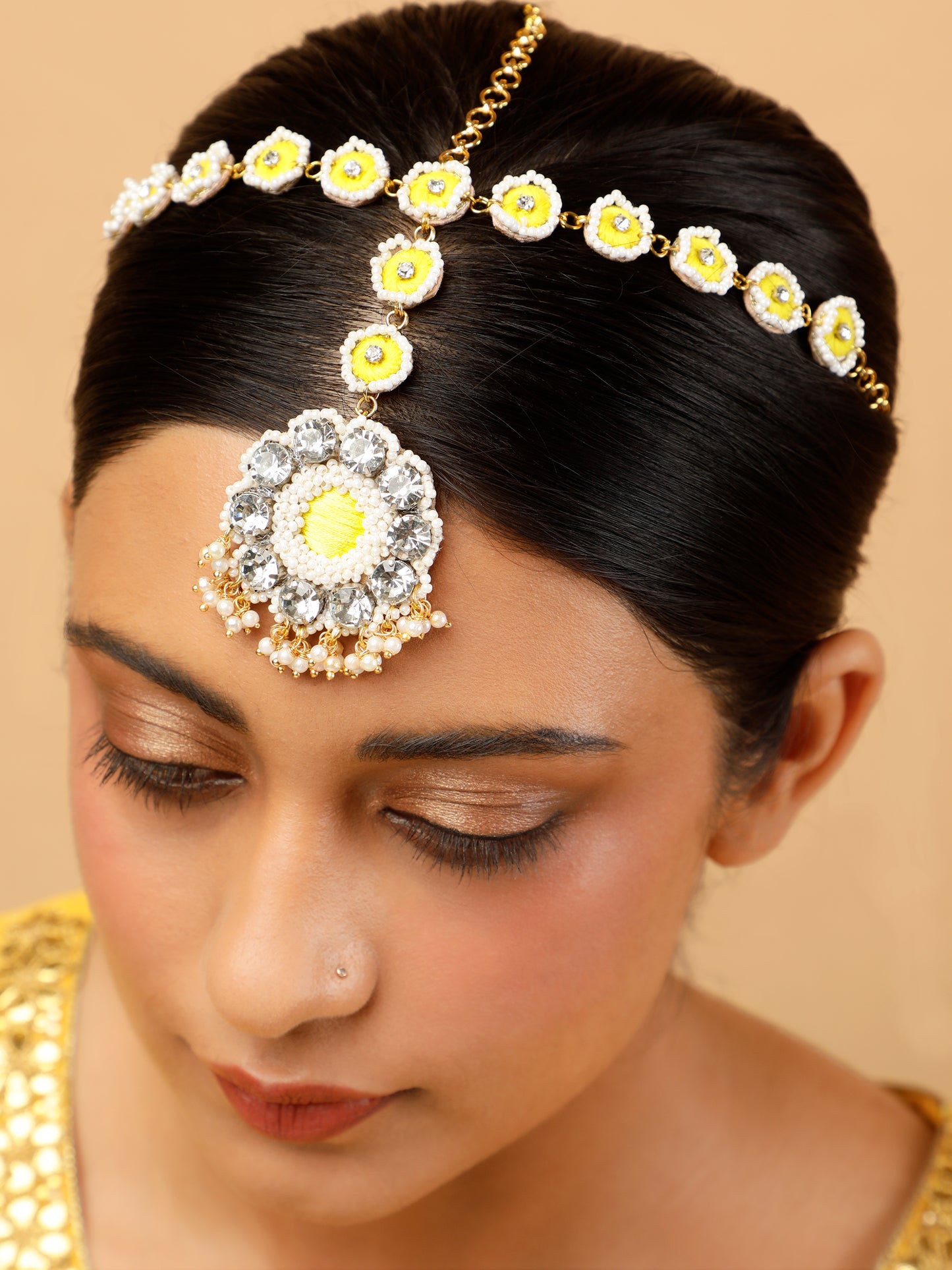 Falguni Yellow Mathapatti