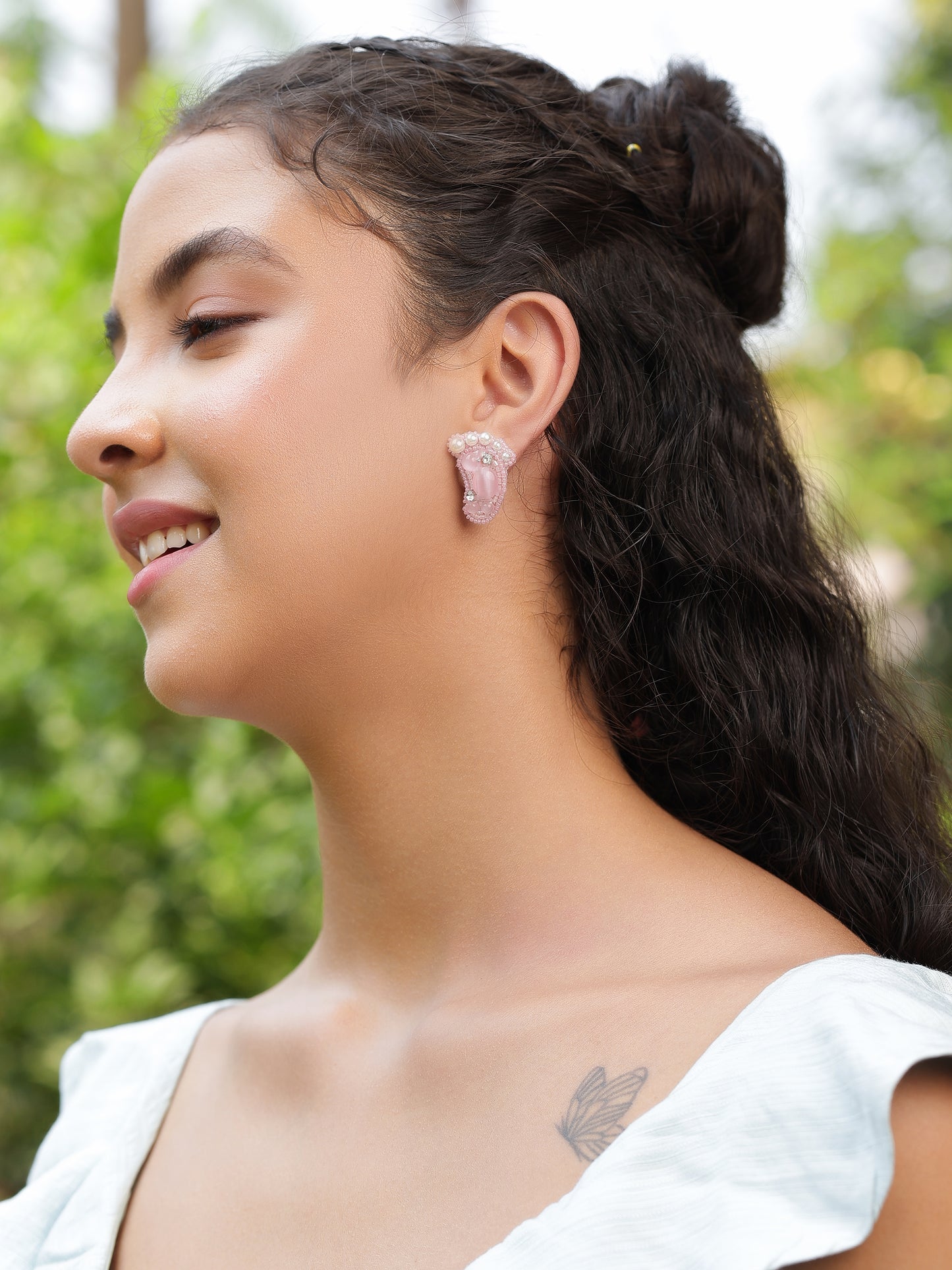 Baby Feet Stud Earrings