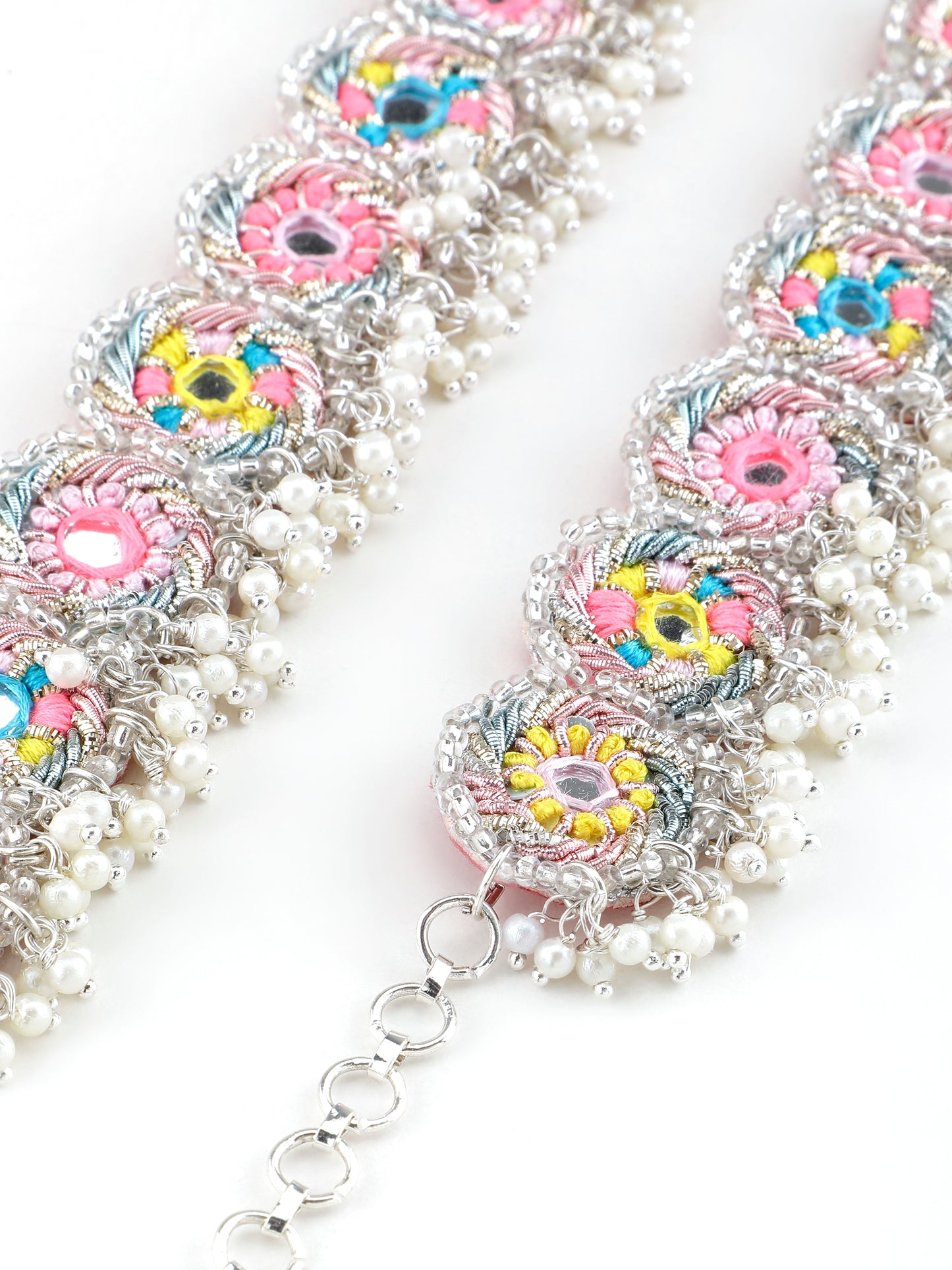 Beaming Bud Pink Pair Of Payal