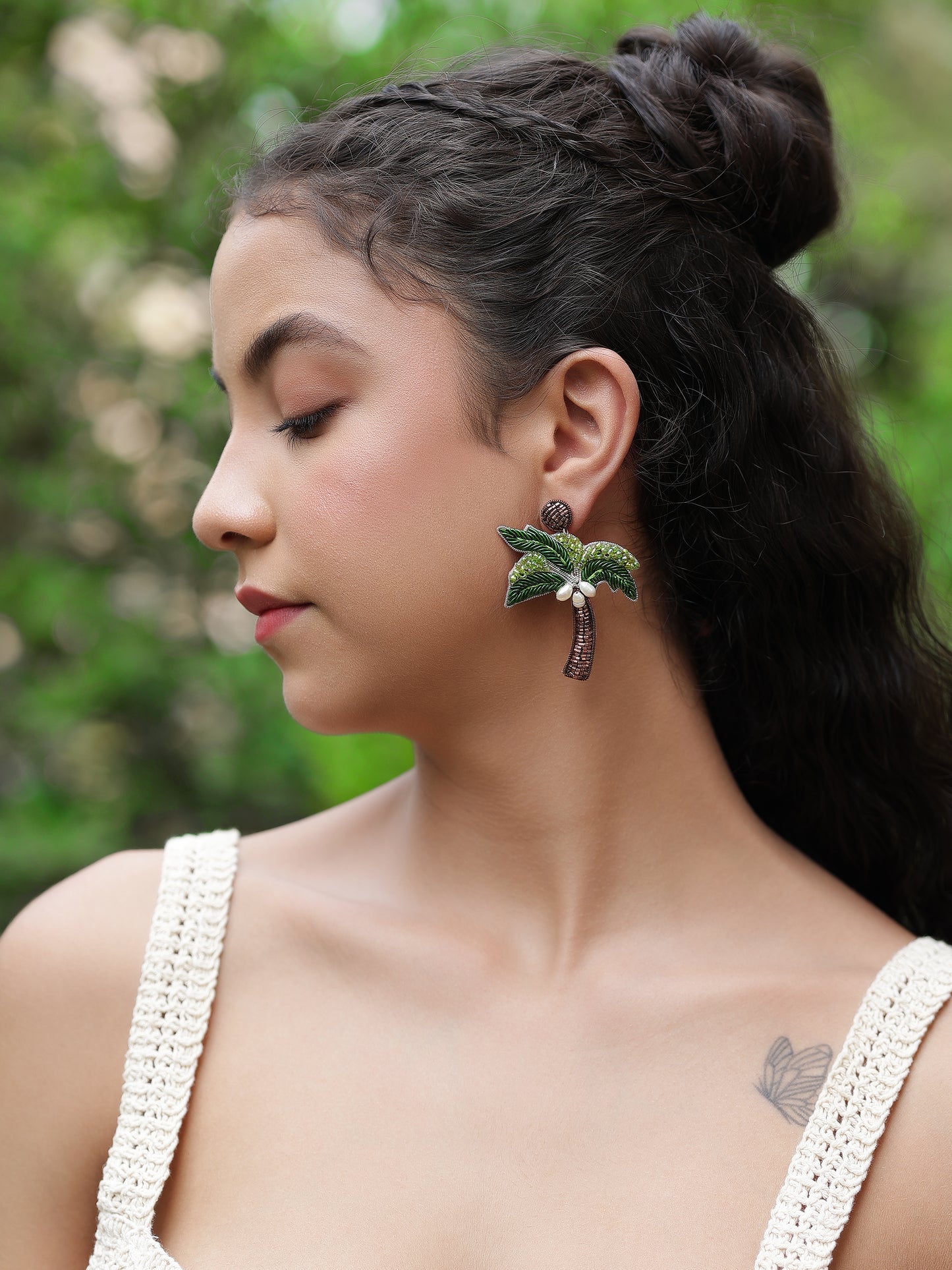 Coco Palm Earrings