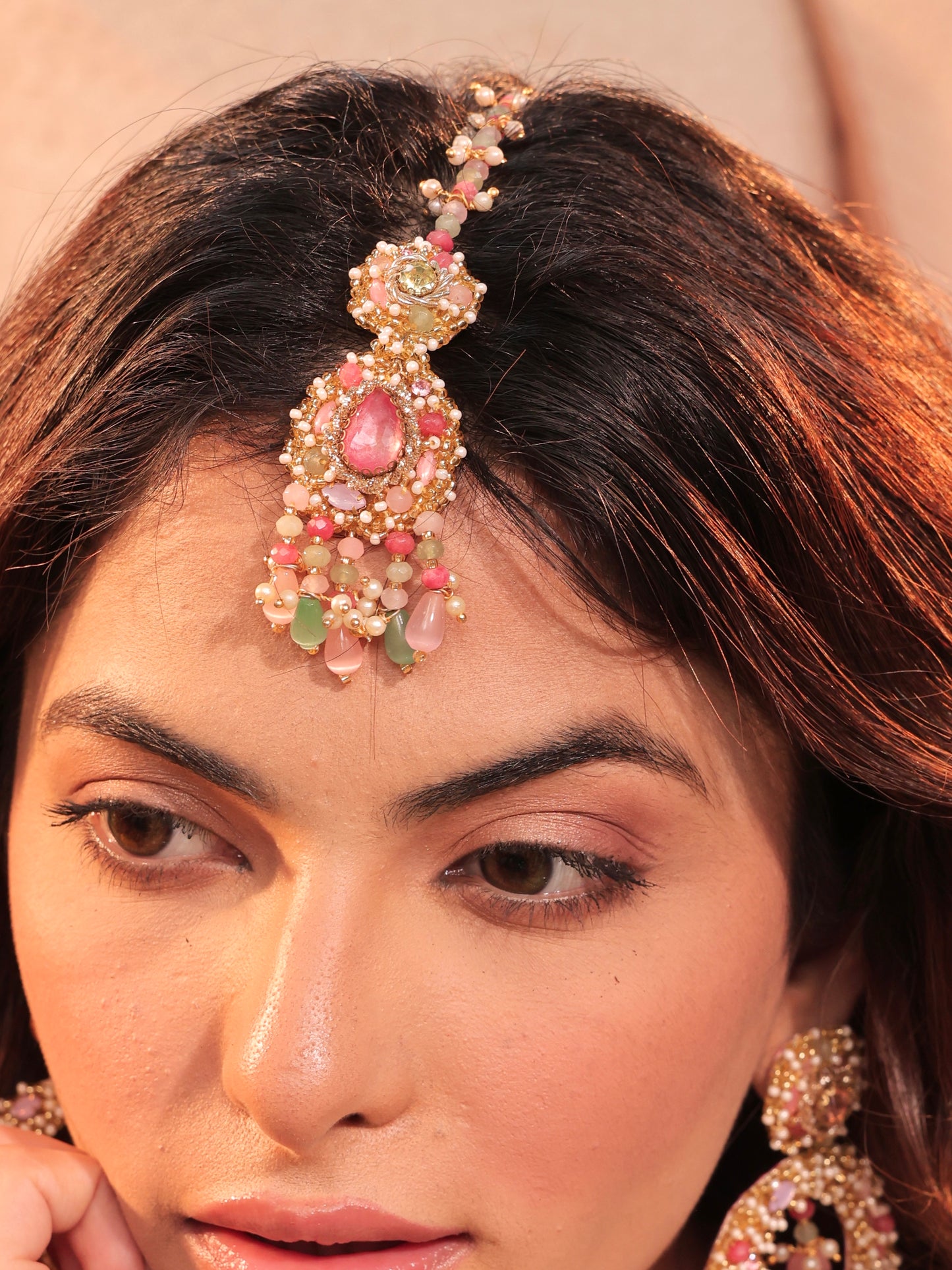 Dream Girl (Earrings & Mangtikka Set)