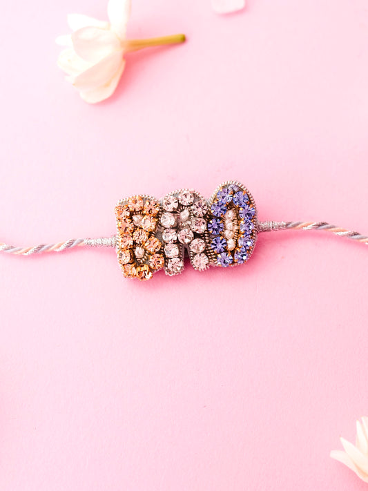 Bro Rhinestone Rakhi