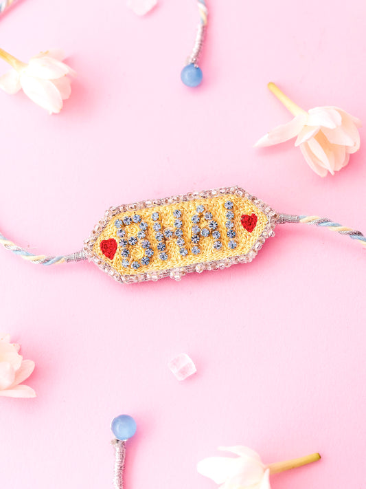 Bhai Rhinestone Rakhi