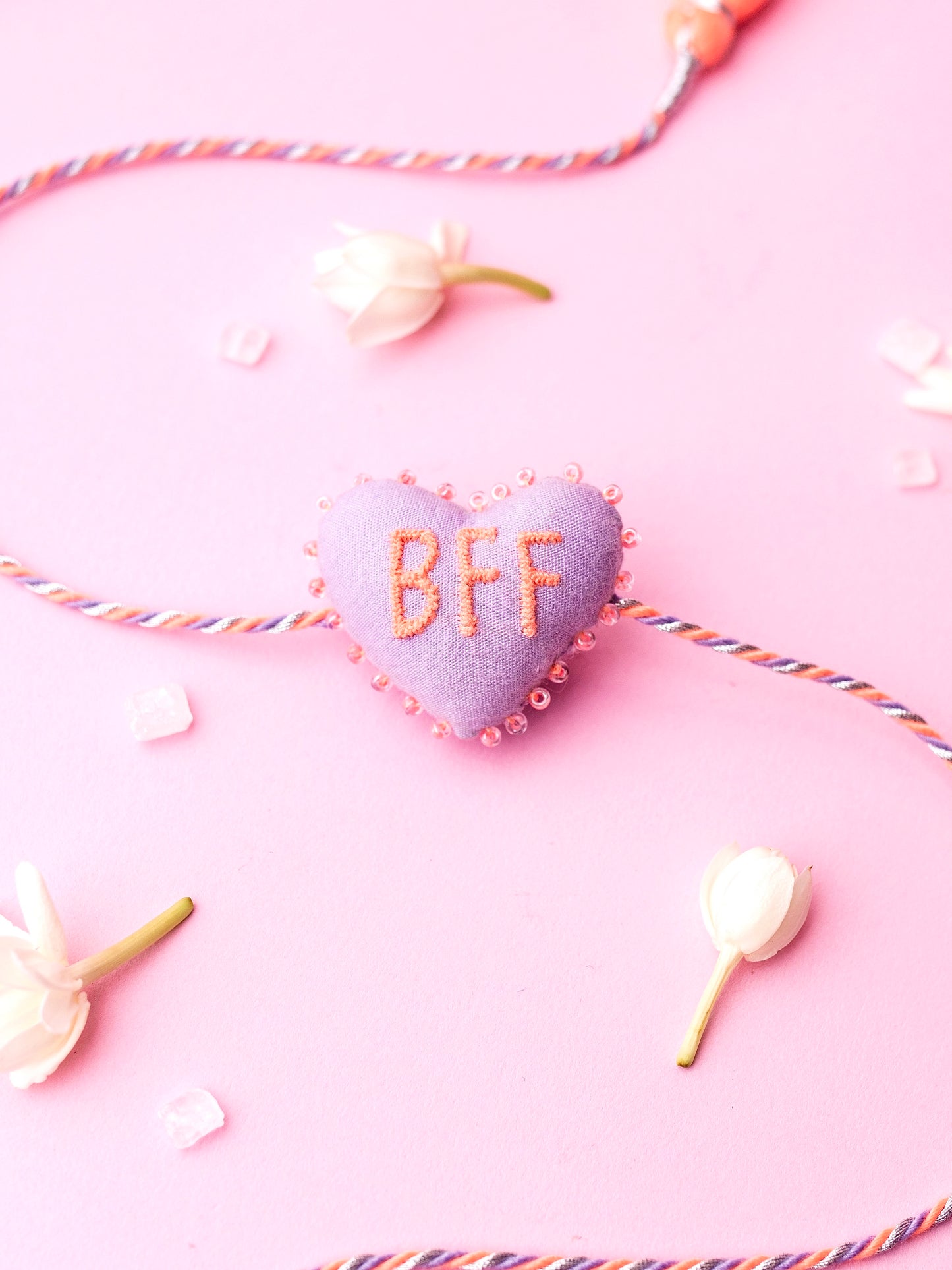 BFF 3D Heart Rakhi
