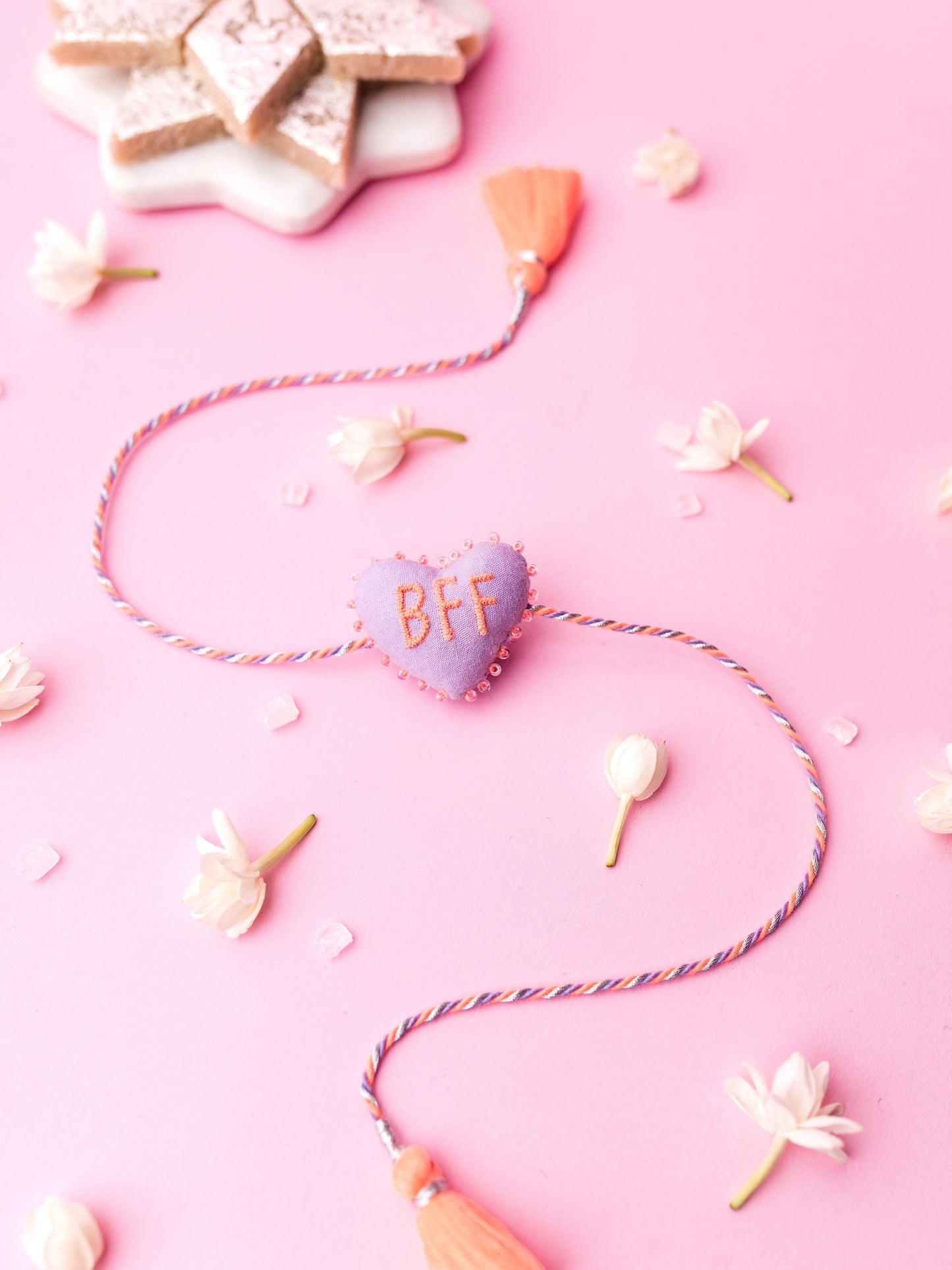 BFF 3D Heart Rakhi