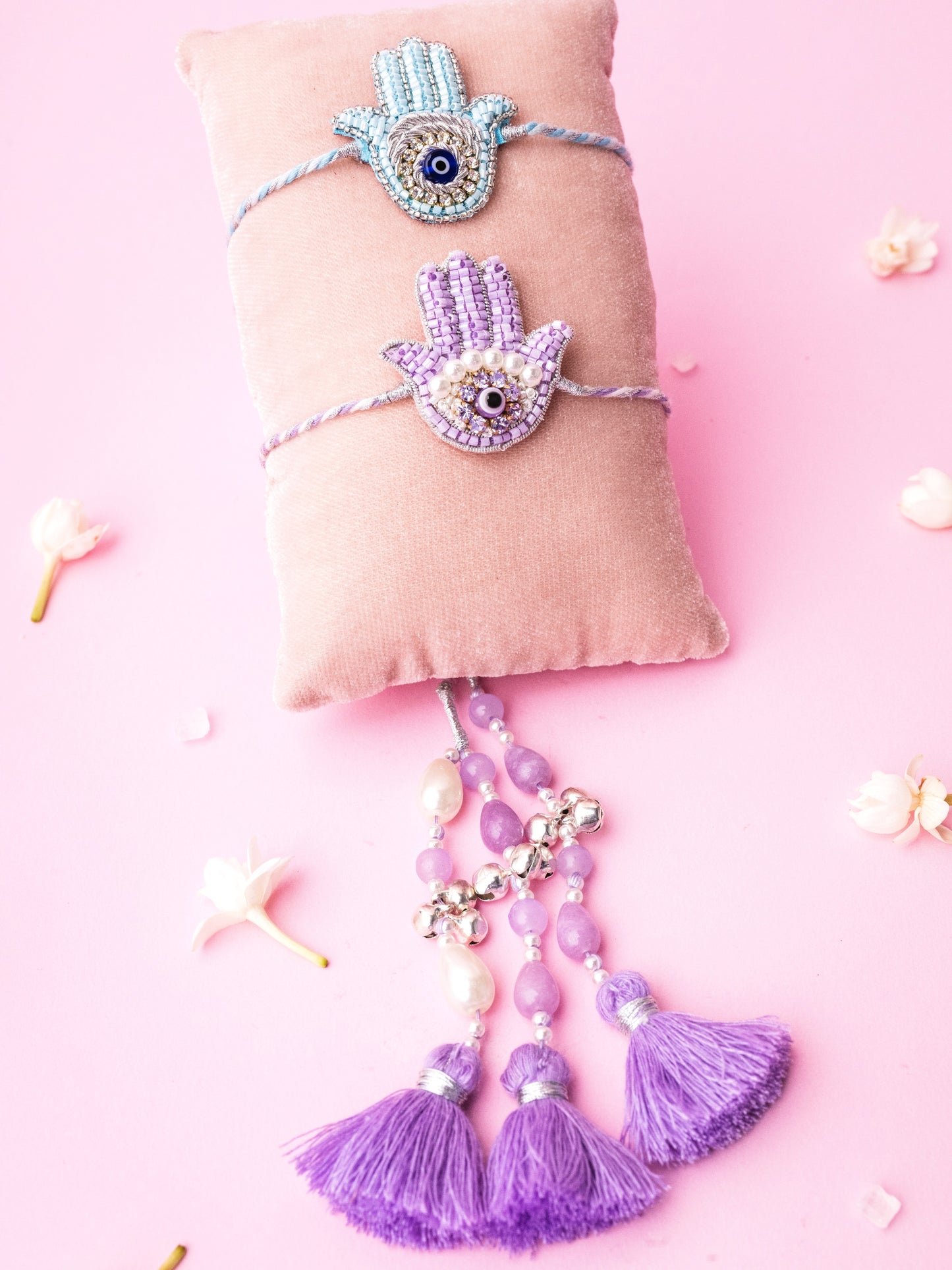 Hamsa Blue Brother Rakhi & Hamsa Lumba