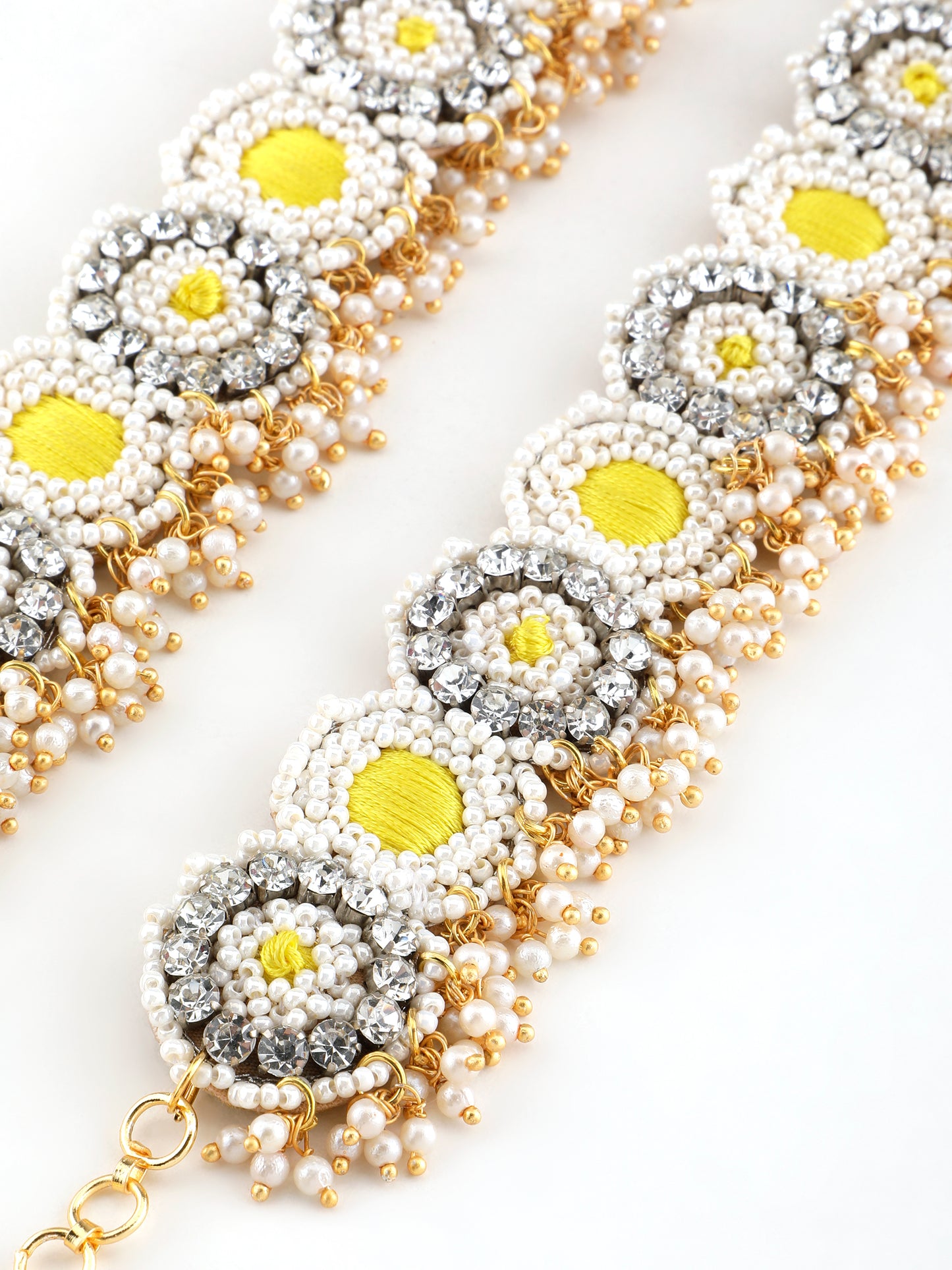 Falguni Yellow Pair Of Payal