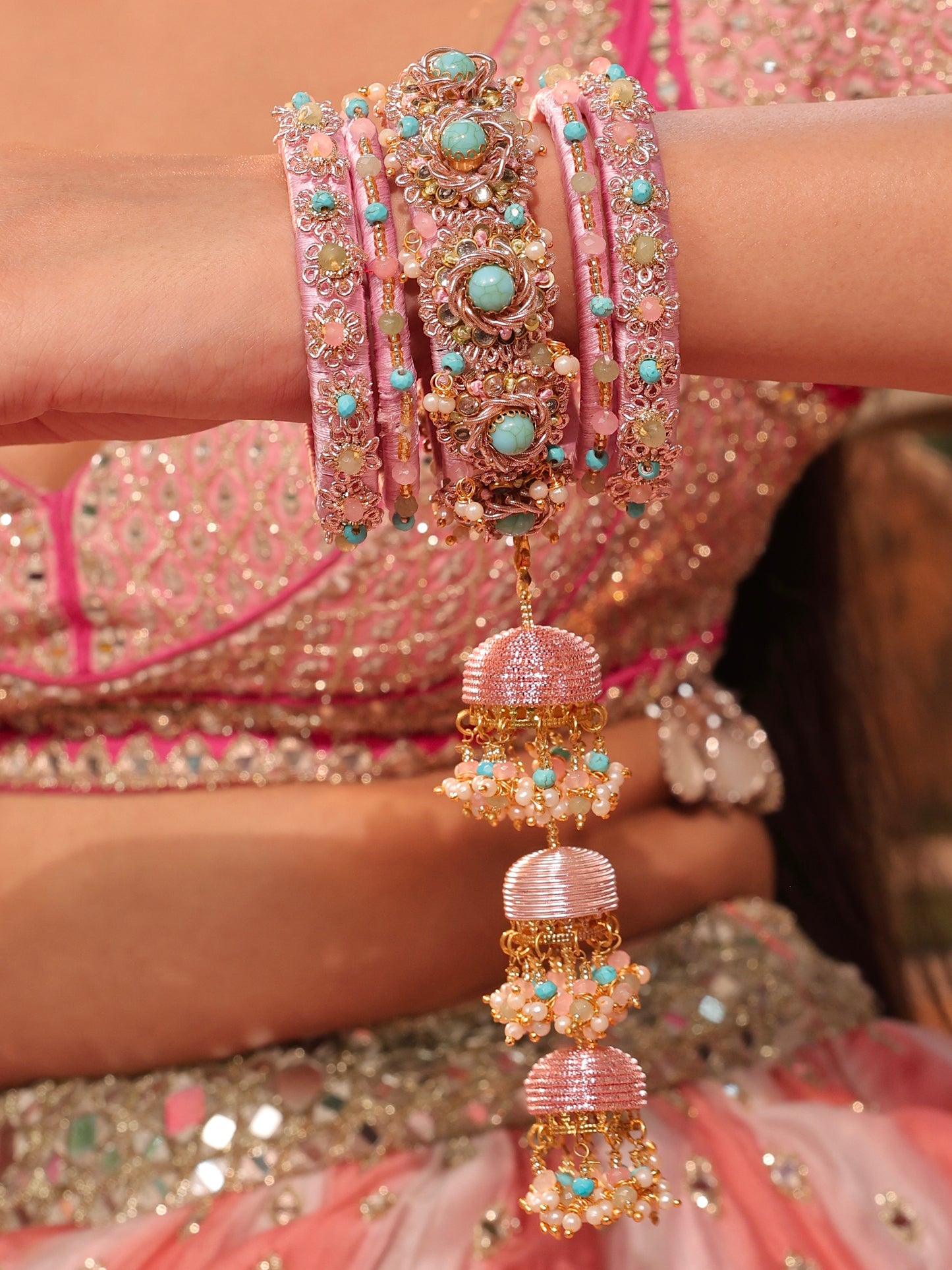 Firoza Bangles (Set of 5)