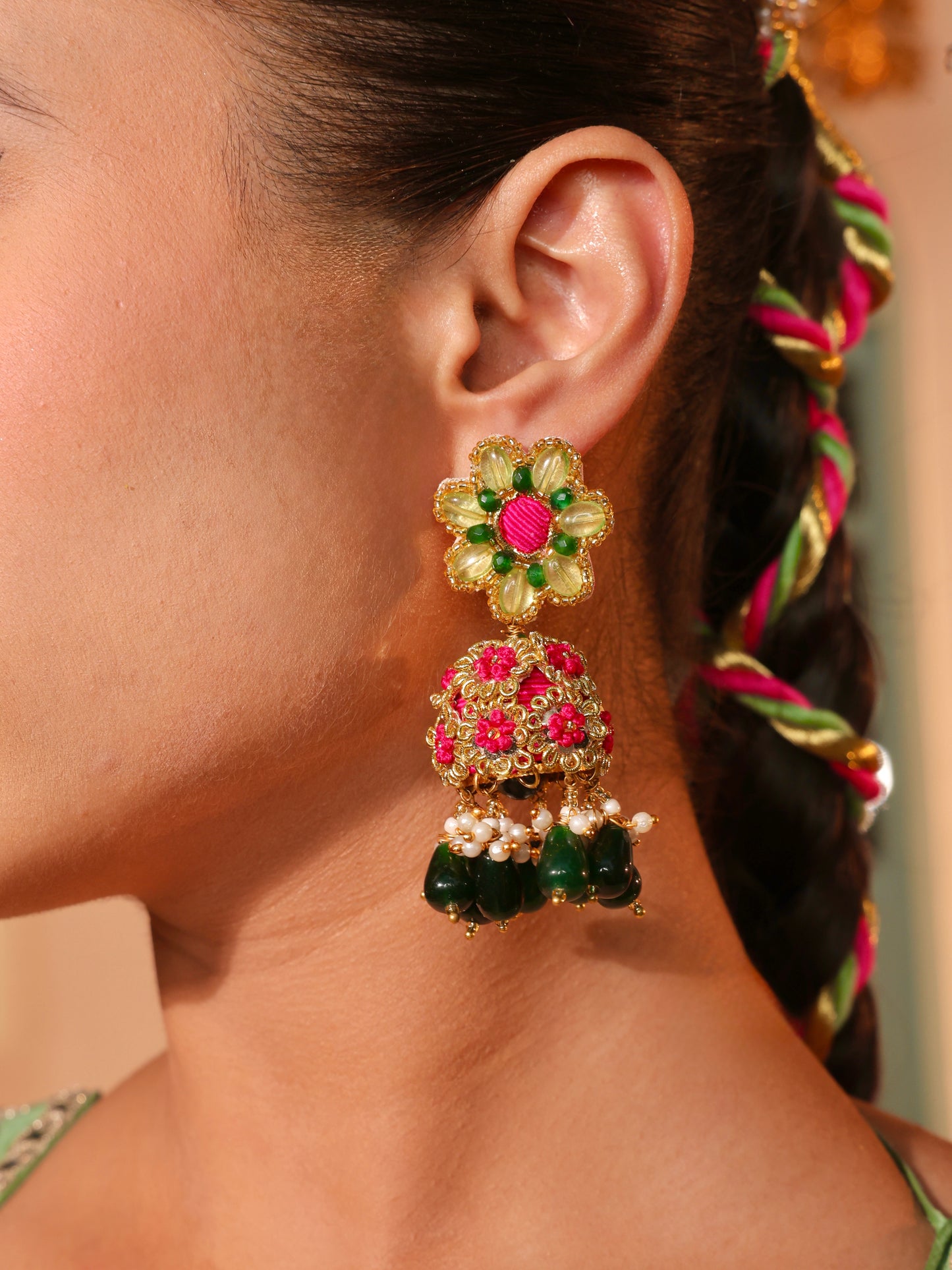 Gulabo Jhumki Earrings