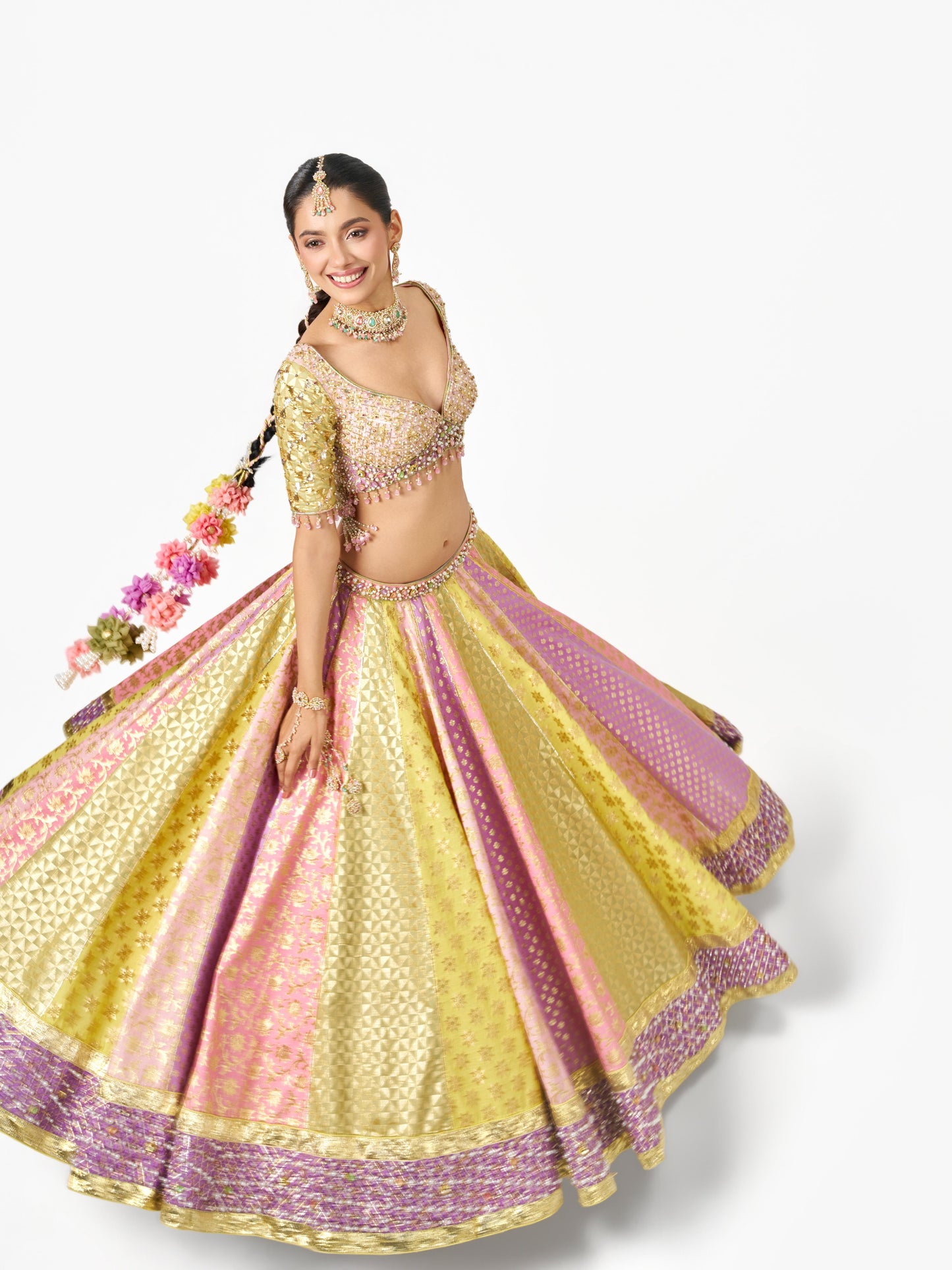 Mehbooba Lehenga Set - Multi