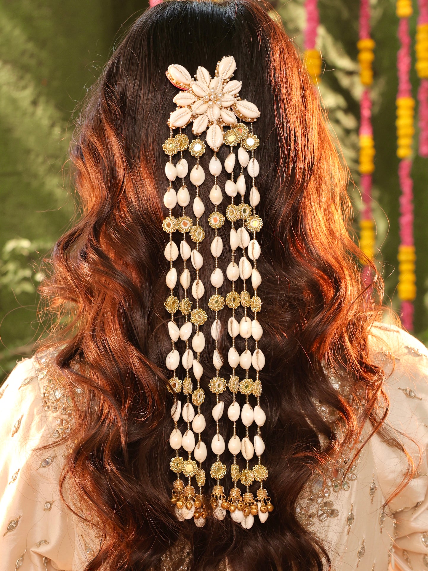 Kaju Katli Cowrie Hair Accessory