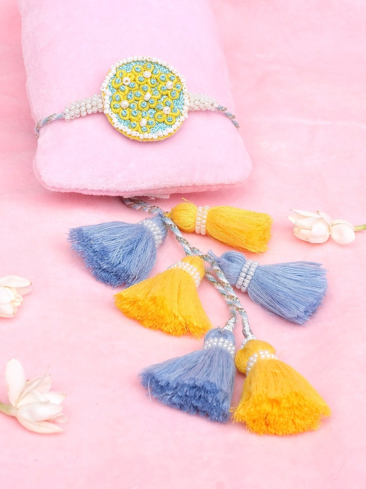 Lumba Bhabhi Rakhi - Yellow