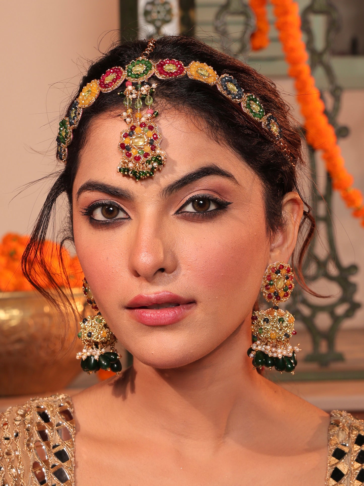 Noorani Jhumki Earrings