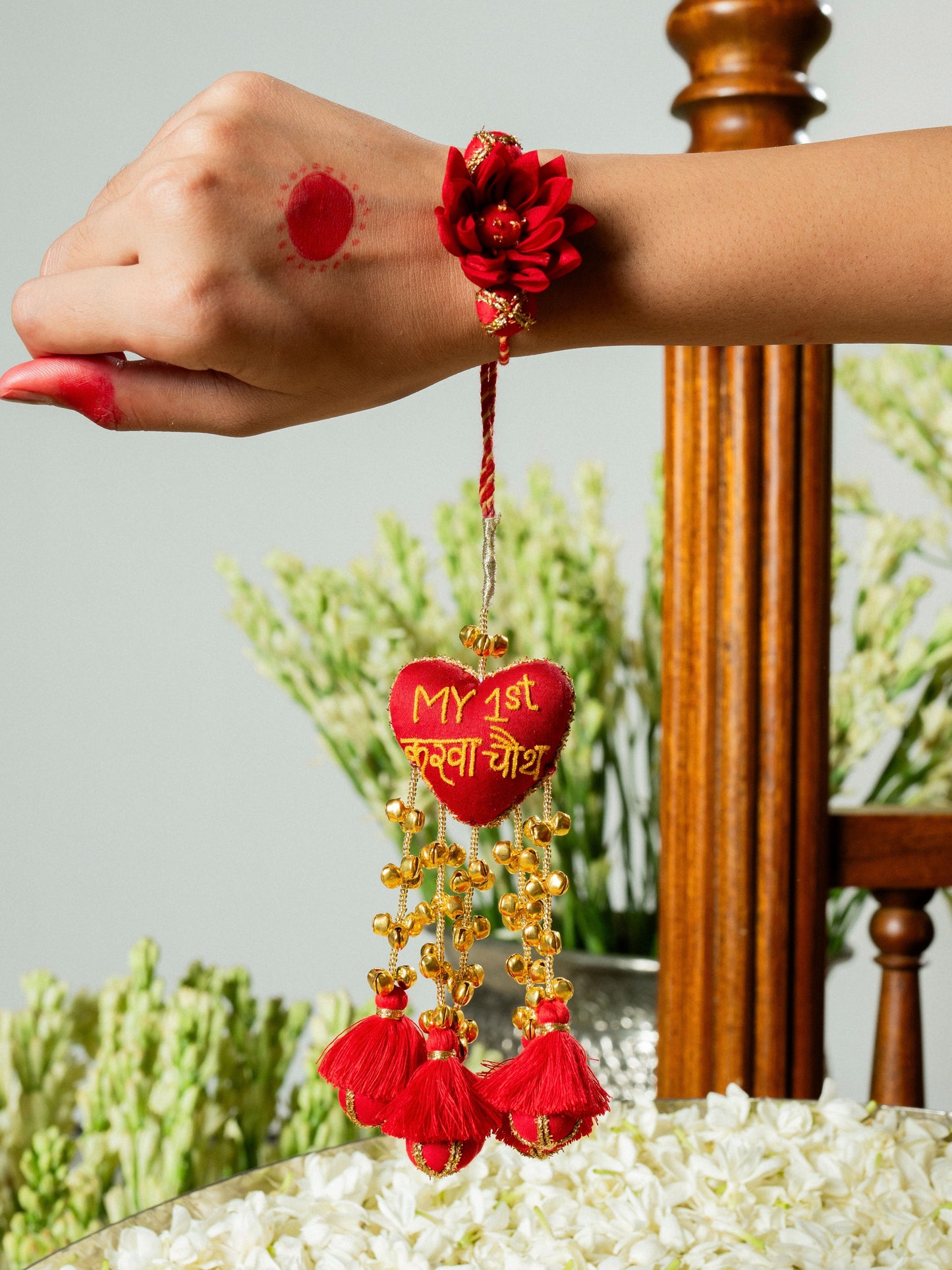 Sindoor My First Karwa Chauth Bracelet (Single Hand)