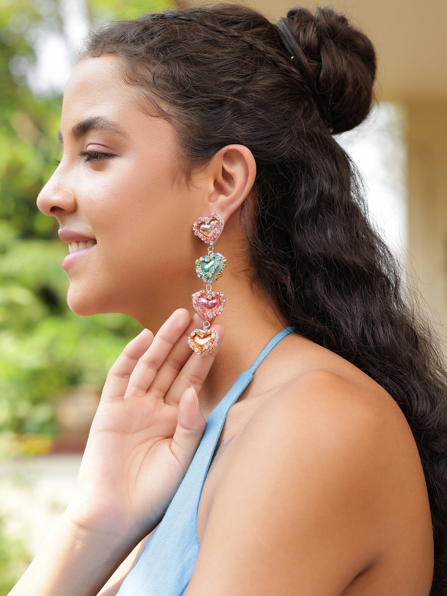 Sweetheart Sparkle Dangler Earrings