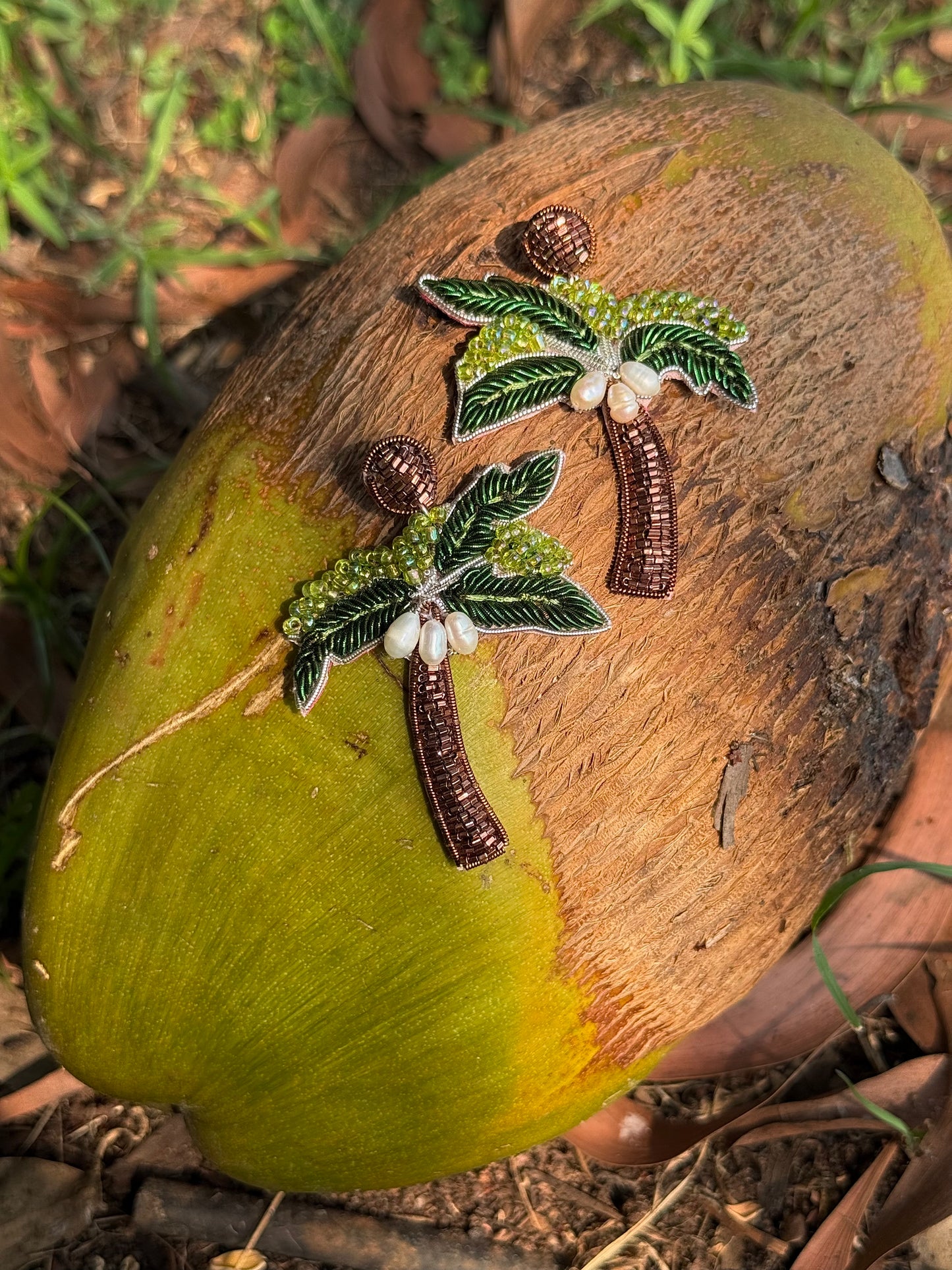 Coco Palm Earrings
