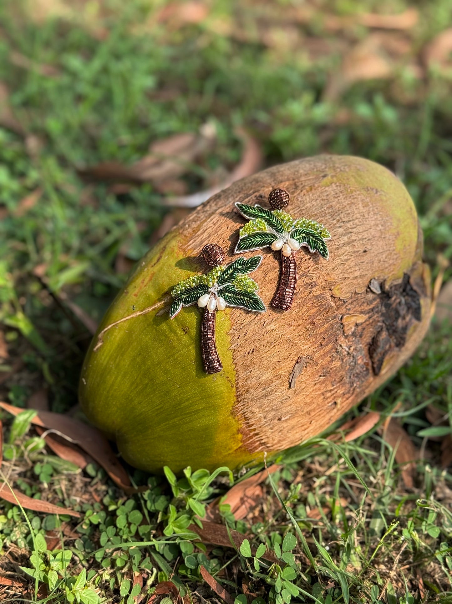 Coco Palm Earrings