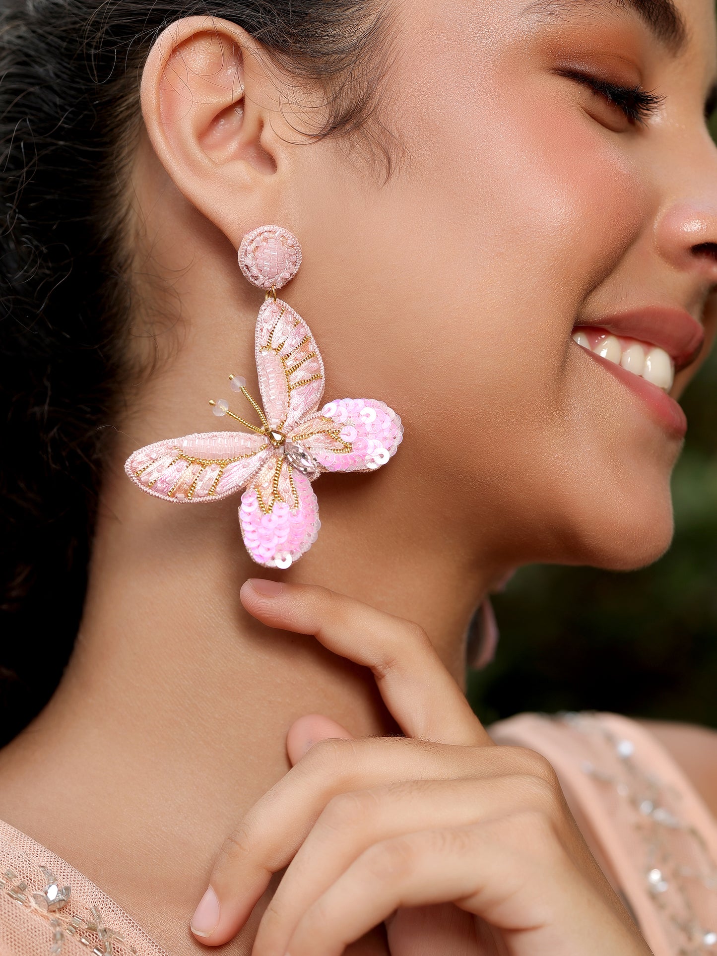 Fairy Blush Butterfly Earrings