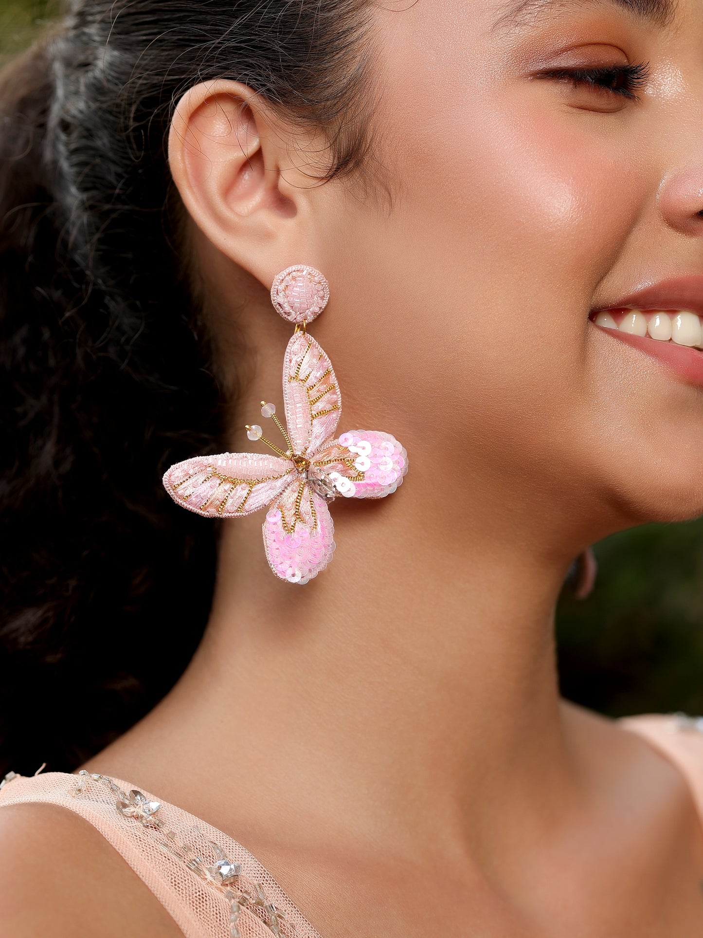Fairy Blush Butterfly Earrings