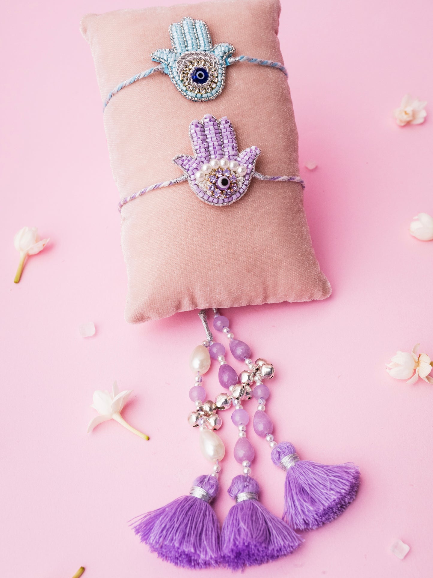 Hamsa Blue Brother Rakhi & Hamsa Lumba