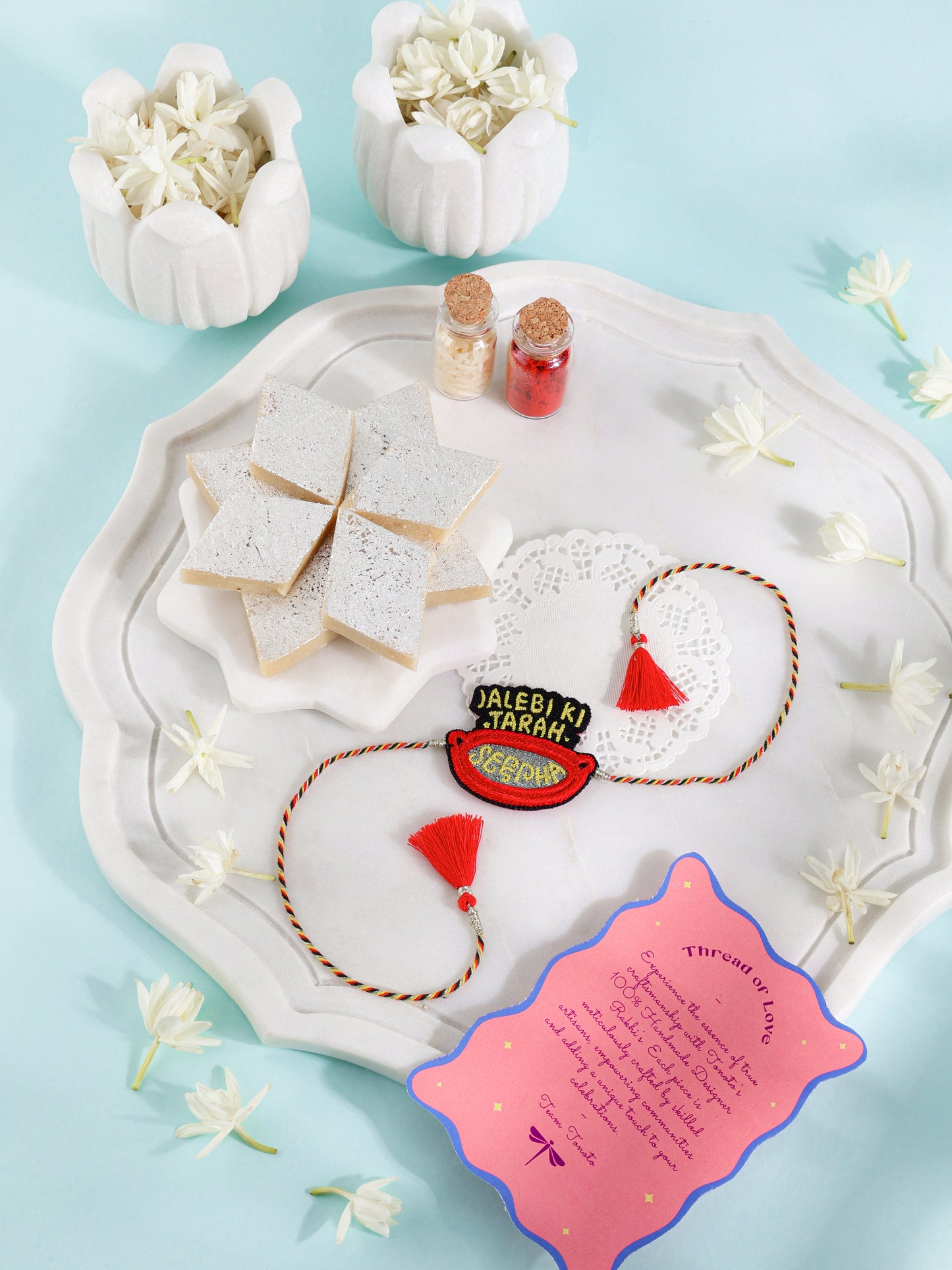 Bulk Jalebi Ki Tarah Seedha Brother Rakhi