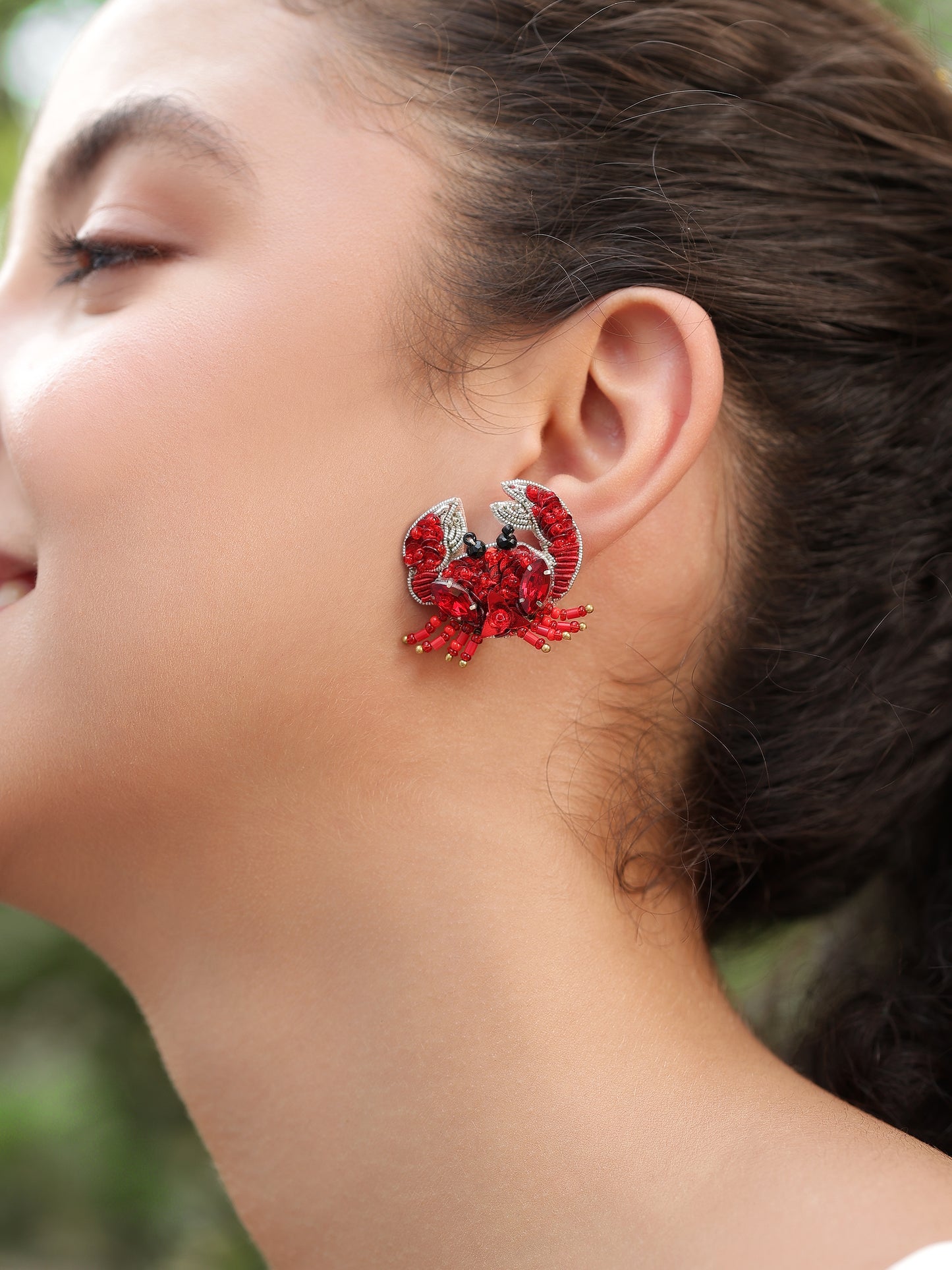 Mini Crab Earrings