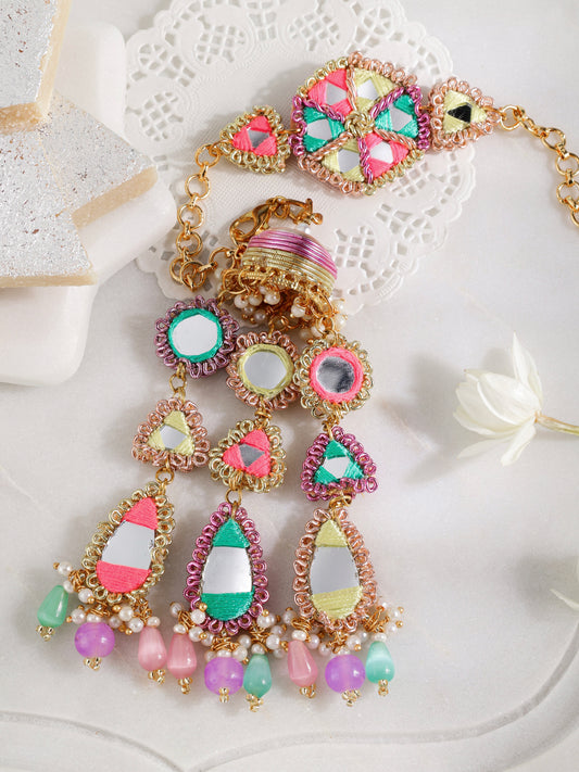 Neon Mirror Lumba Rakhi