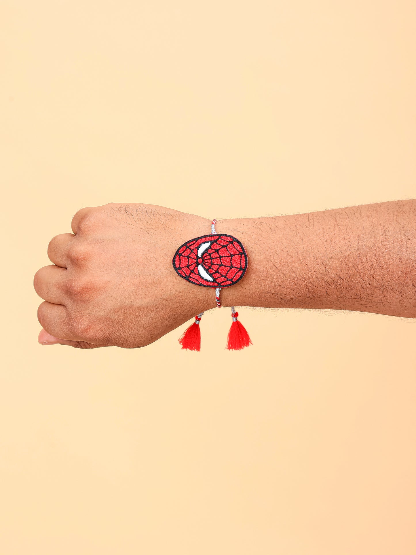 Bulk Superhero Rakhi - Red & Black