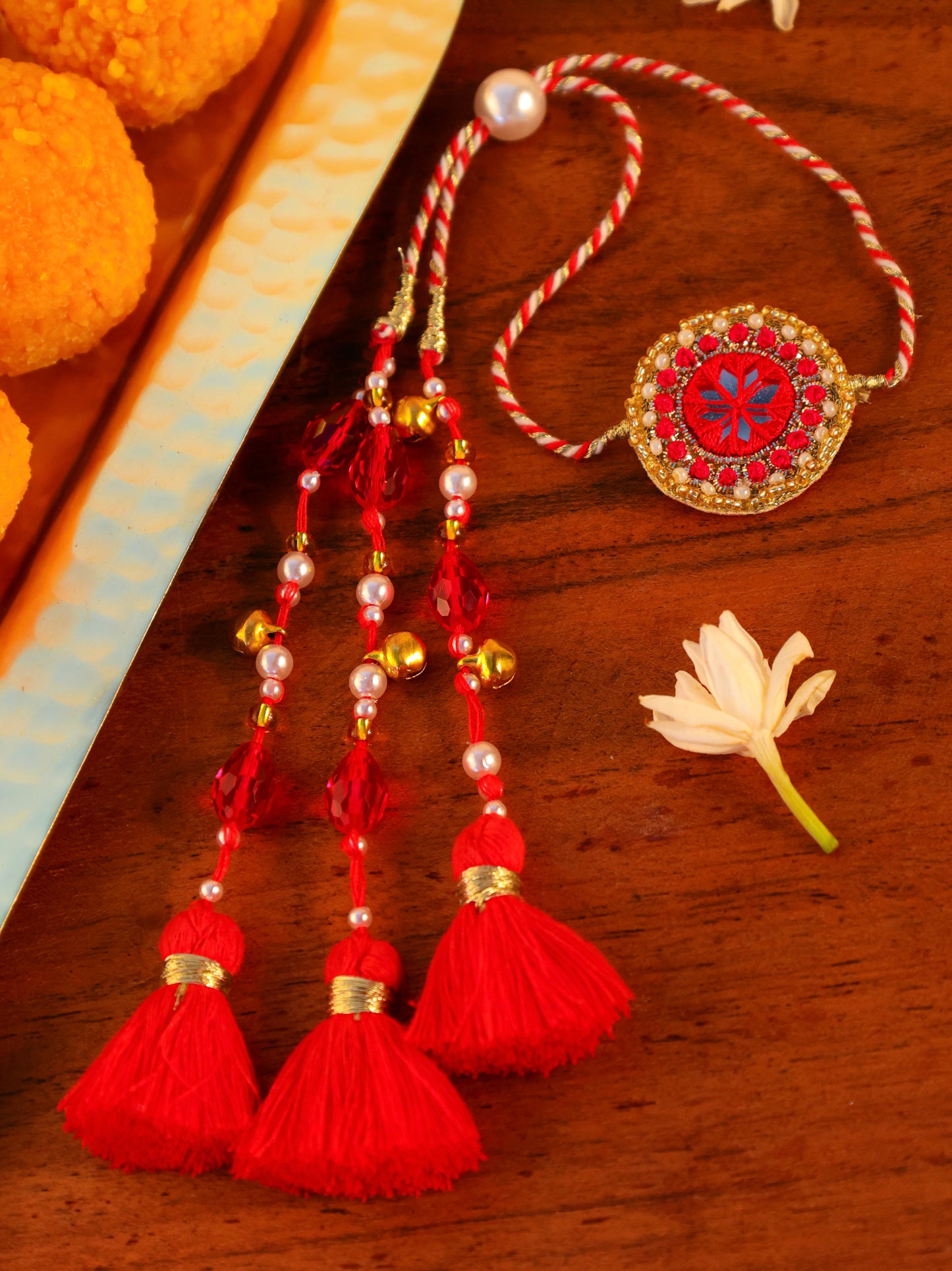 Bulk Traditional Red Lumba Rakhi