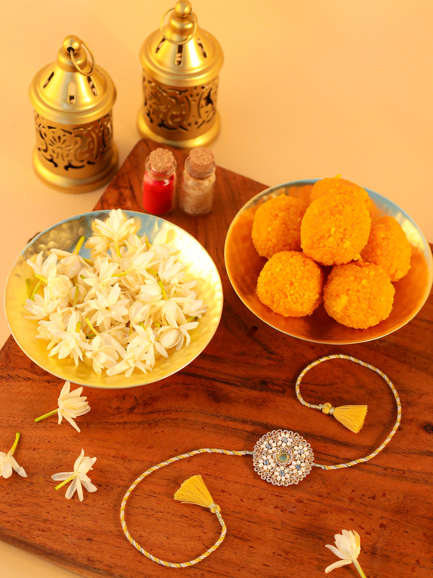 Bulk Traditional Gold Brother Rakhi