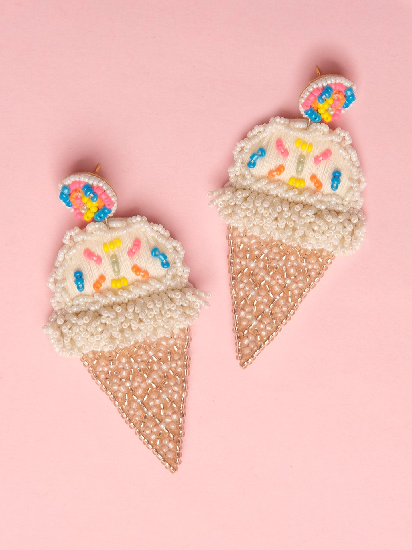 Vanilla Scoop Earrings - Tonoto.in (6792147632299)