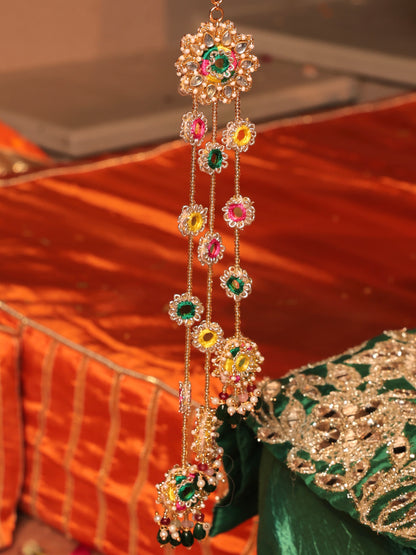 Jugni Pair of Embroidered Latkans