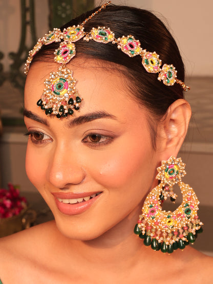 Jugni (Earrings & Mathapatti Set)