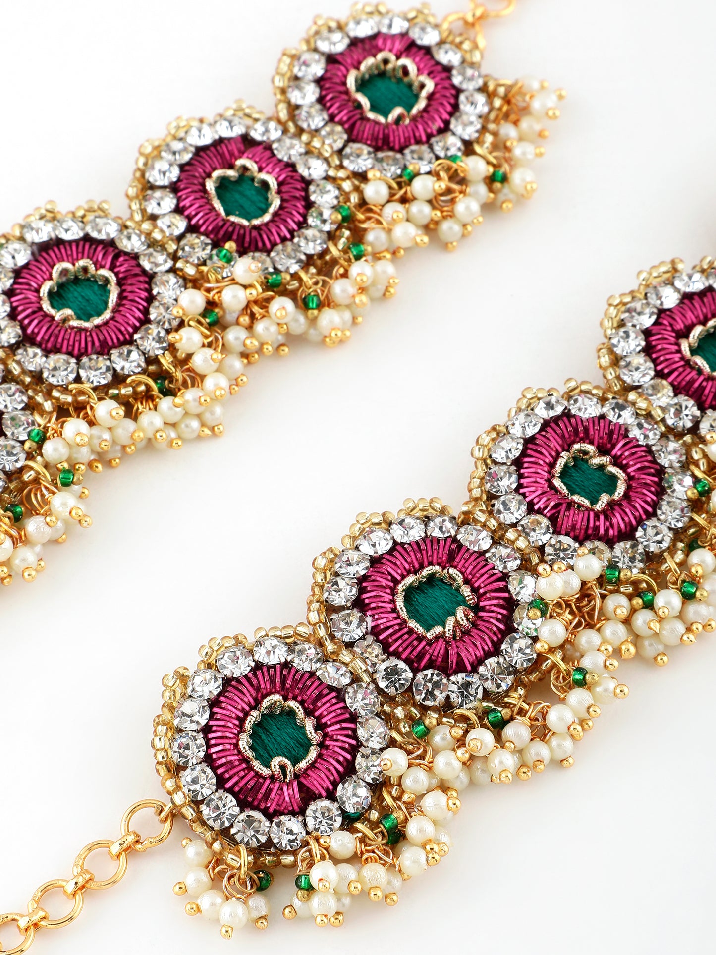 Falguni Green Pair of Bracelets
