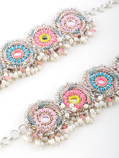 Beaming Bud Pink Pair Of Bracelets