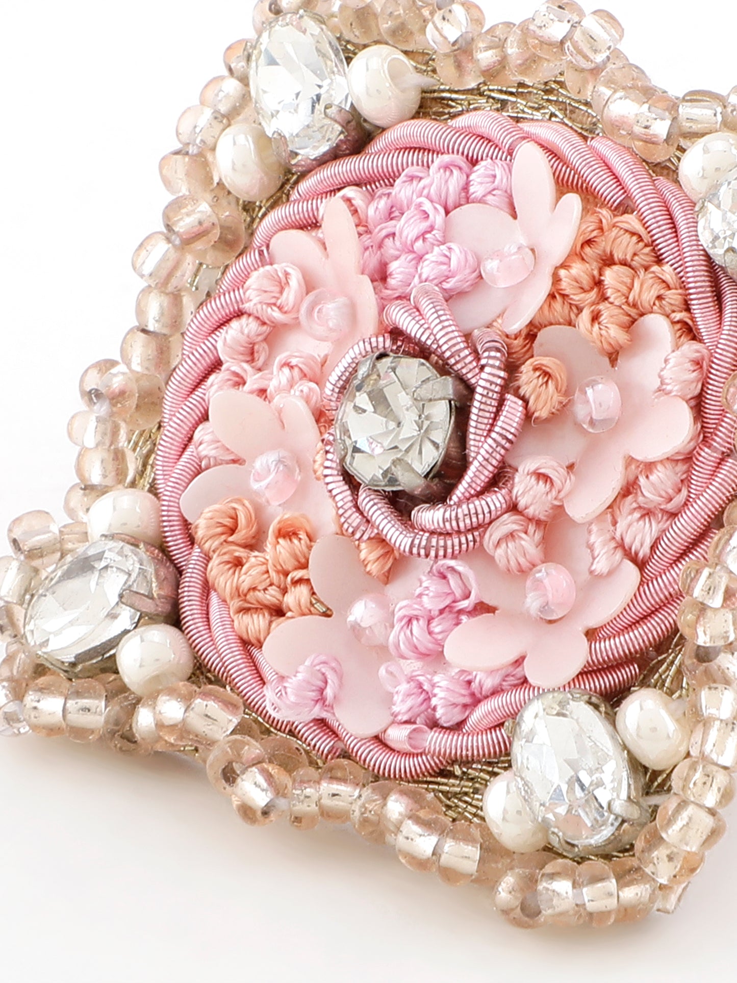 Khoobsurat Pink Diamond Shape Ring