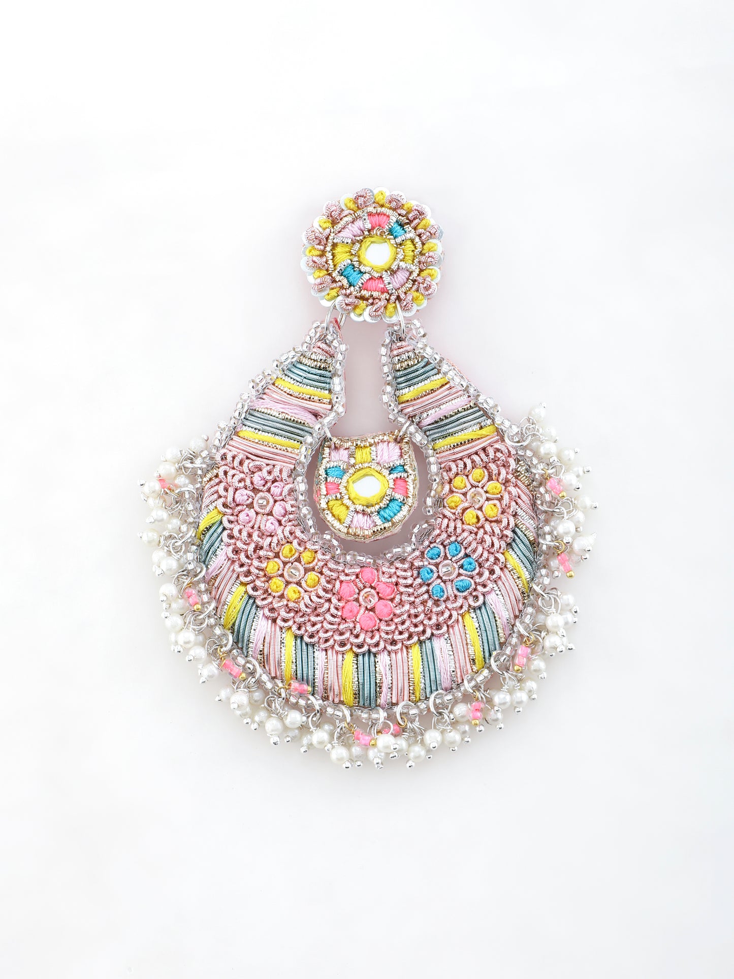 Beaming Bud Pink Earring