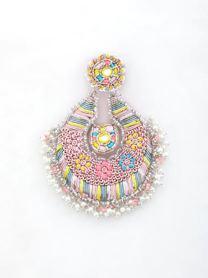 Beaming Bud Pink Earring