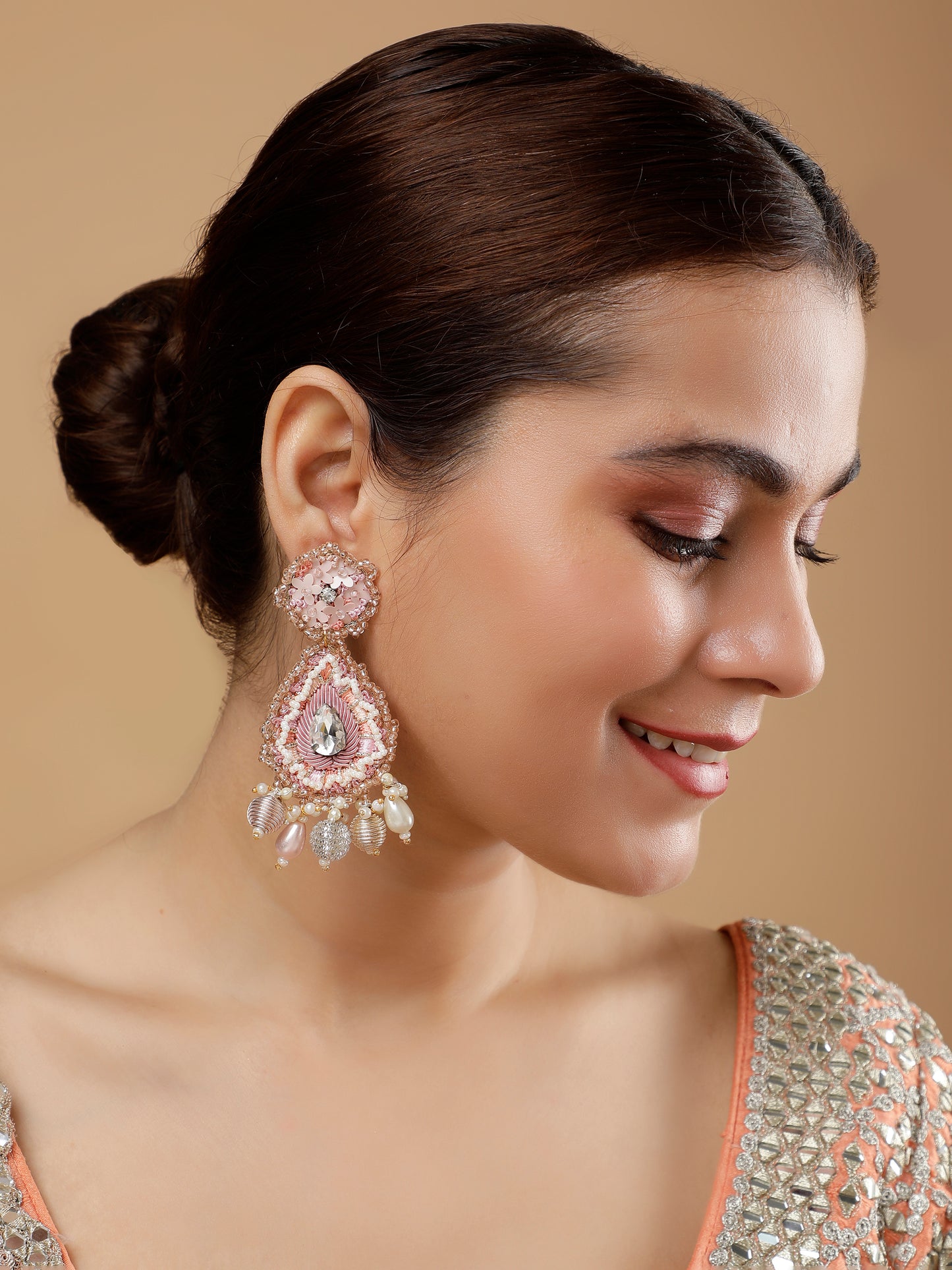 Khoobsurat Pink Earring