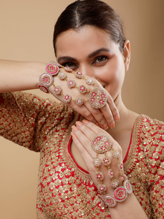 Ramya Rose Pair of Hathphool