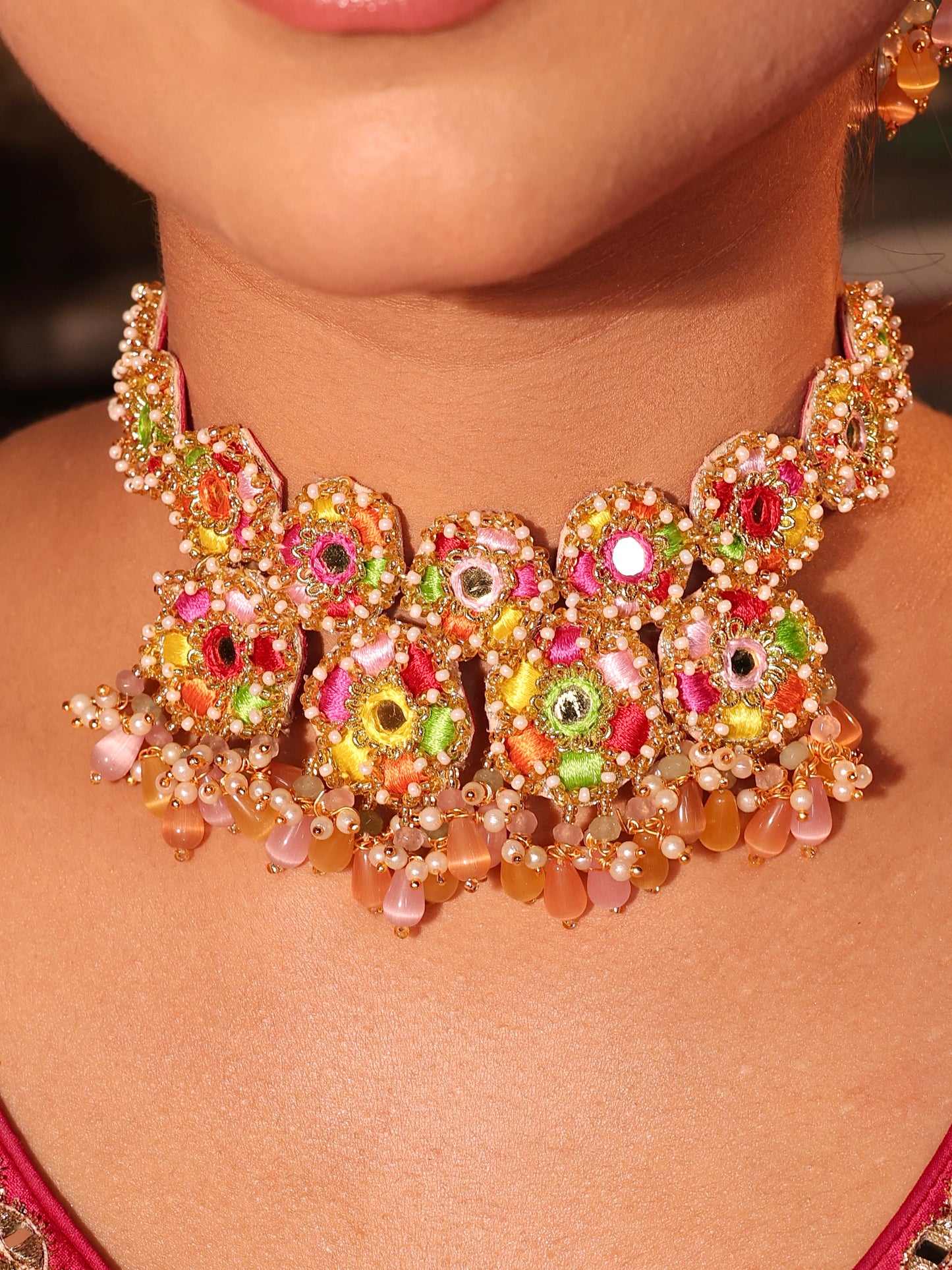 Bahaar Necklace with Drops