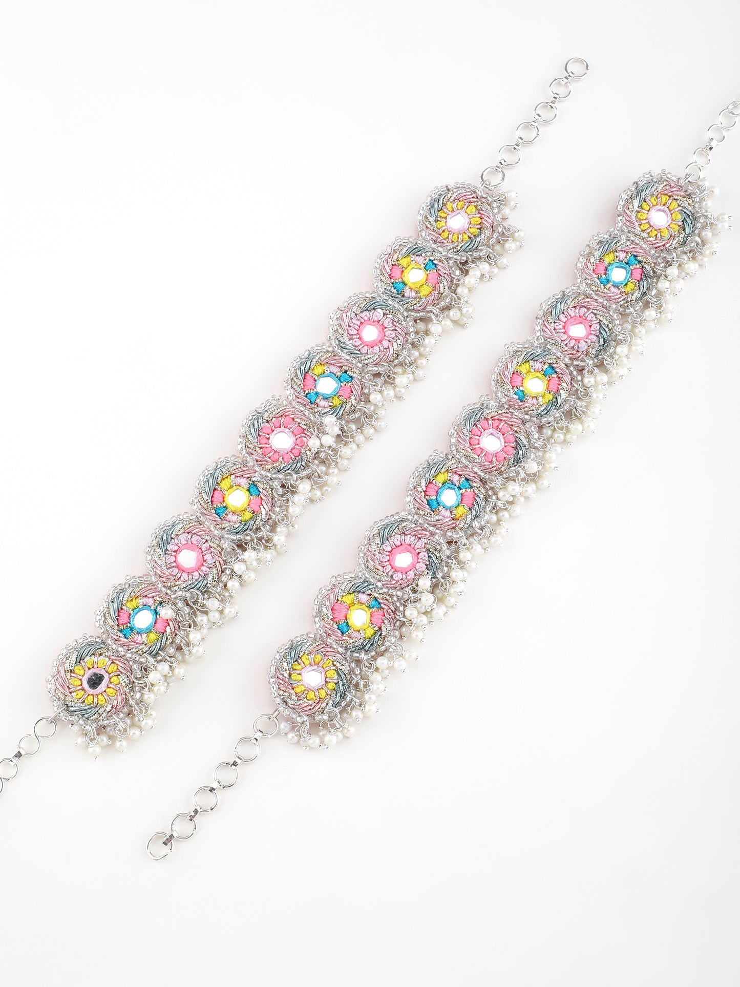 Beaming Bud Pink Pair Of Payal