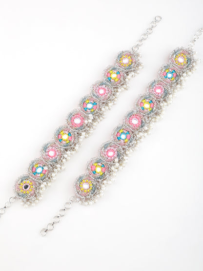 Beaming Bud Pink Pair Of Payal