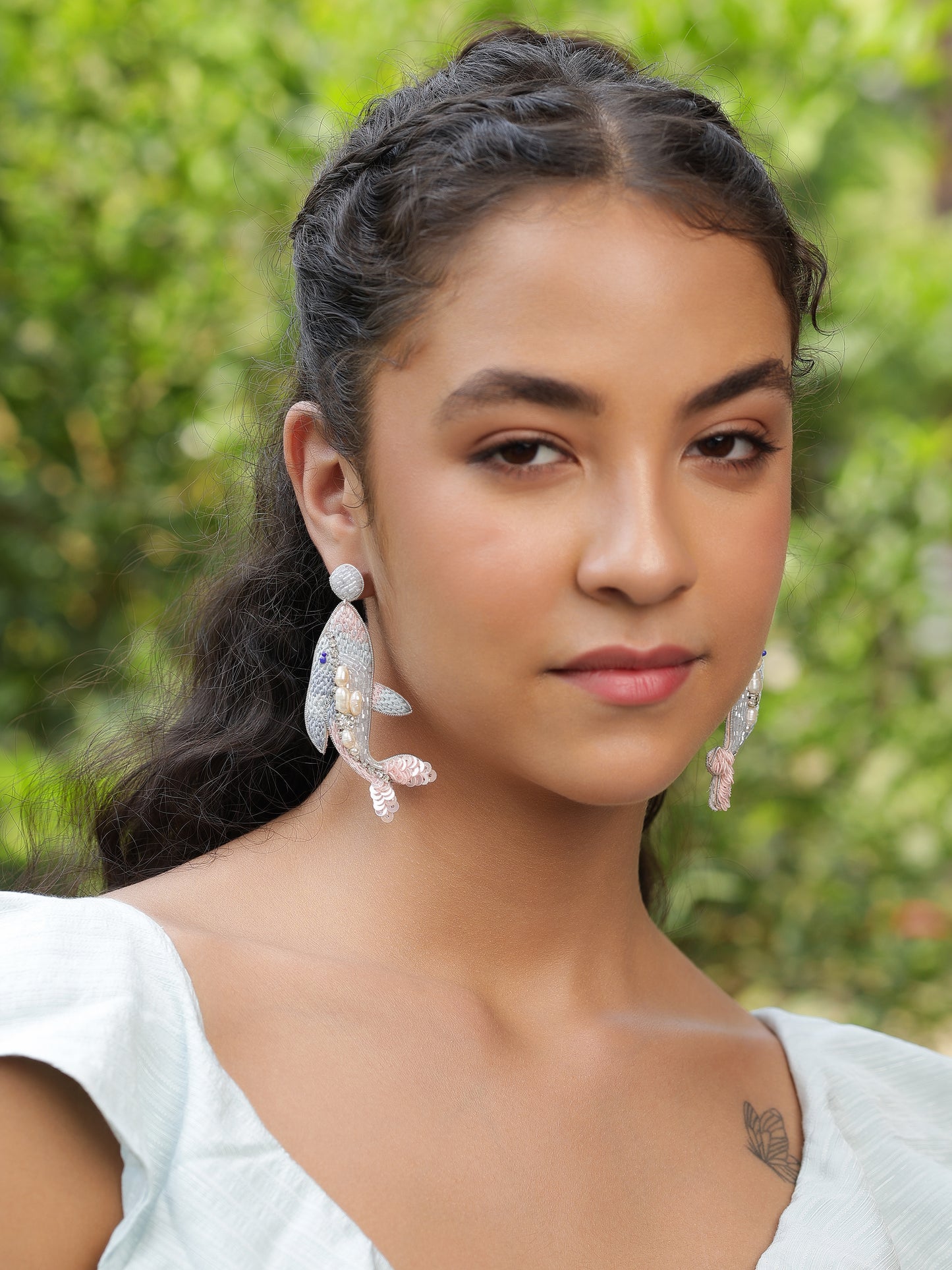 Blue Whale Earrings