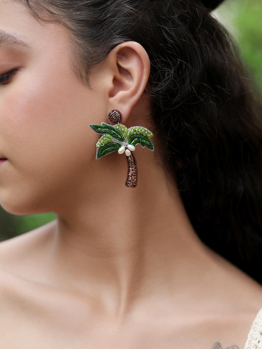 Coco Palm Earrings